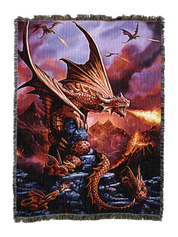 Fire Dragon Blanket