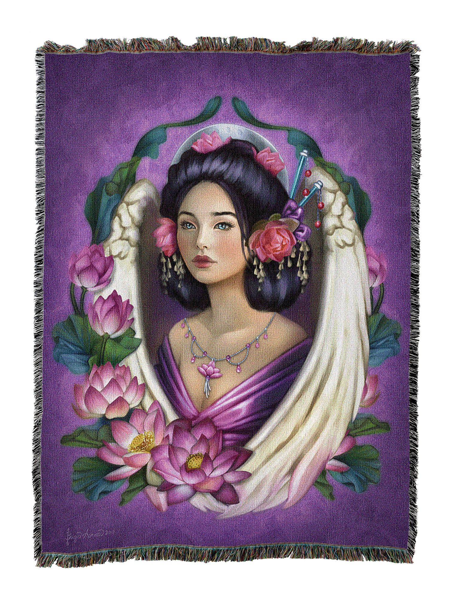 Lotus Angel Blanket
