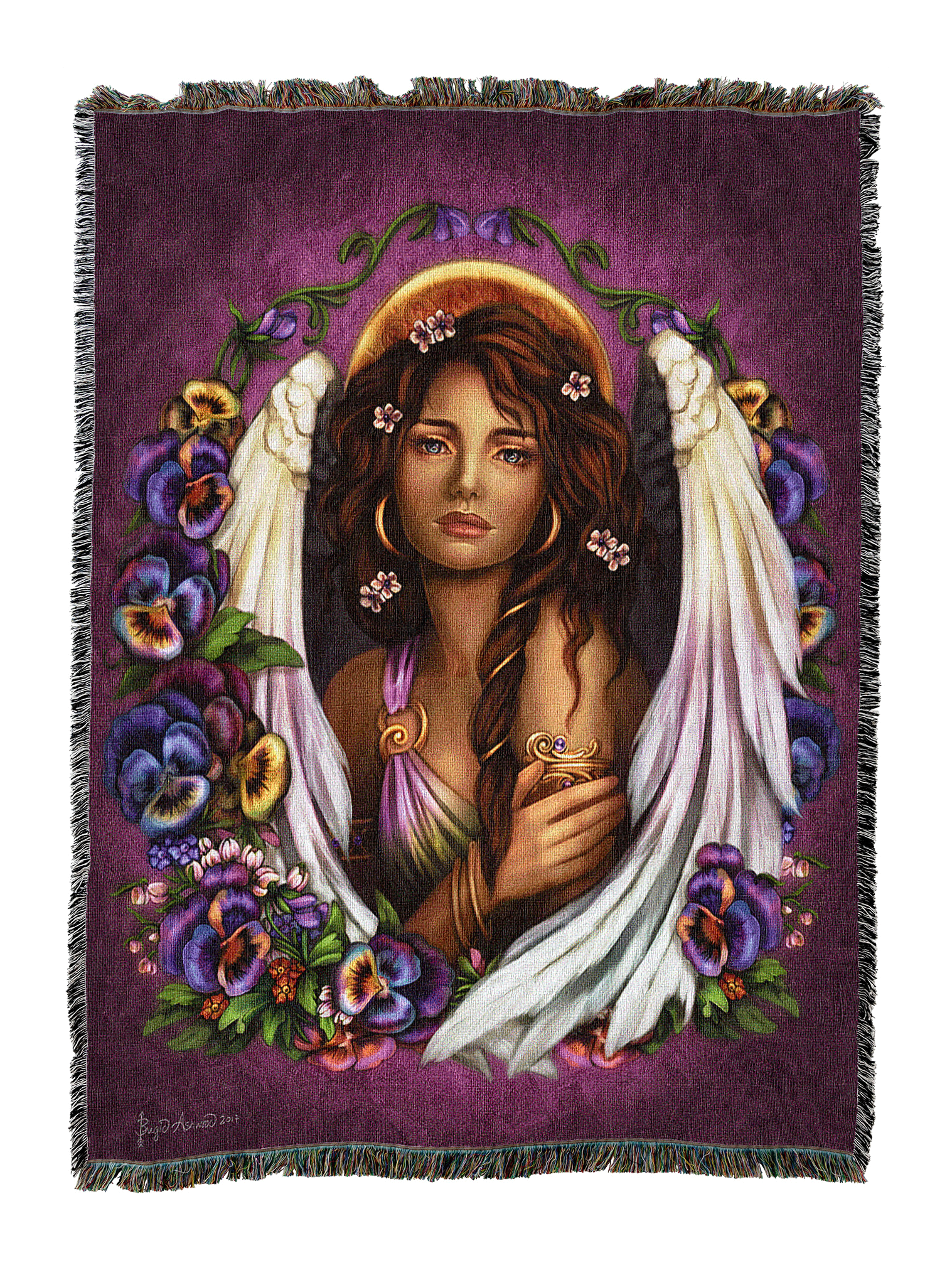 Pansy Angel Blanket