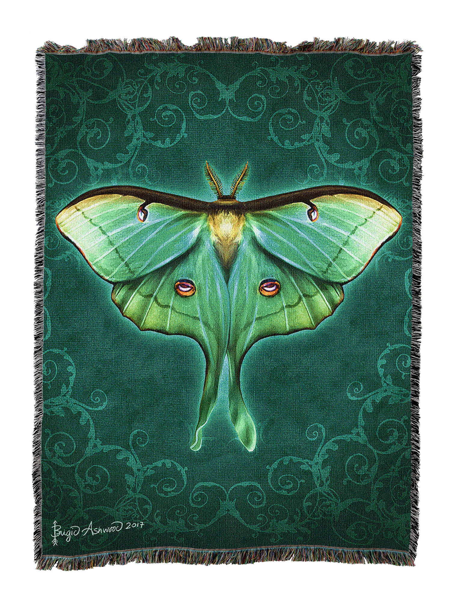 Luna Moth Blanket