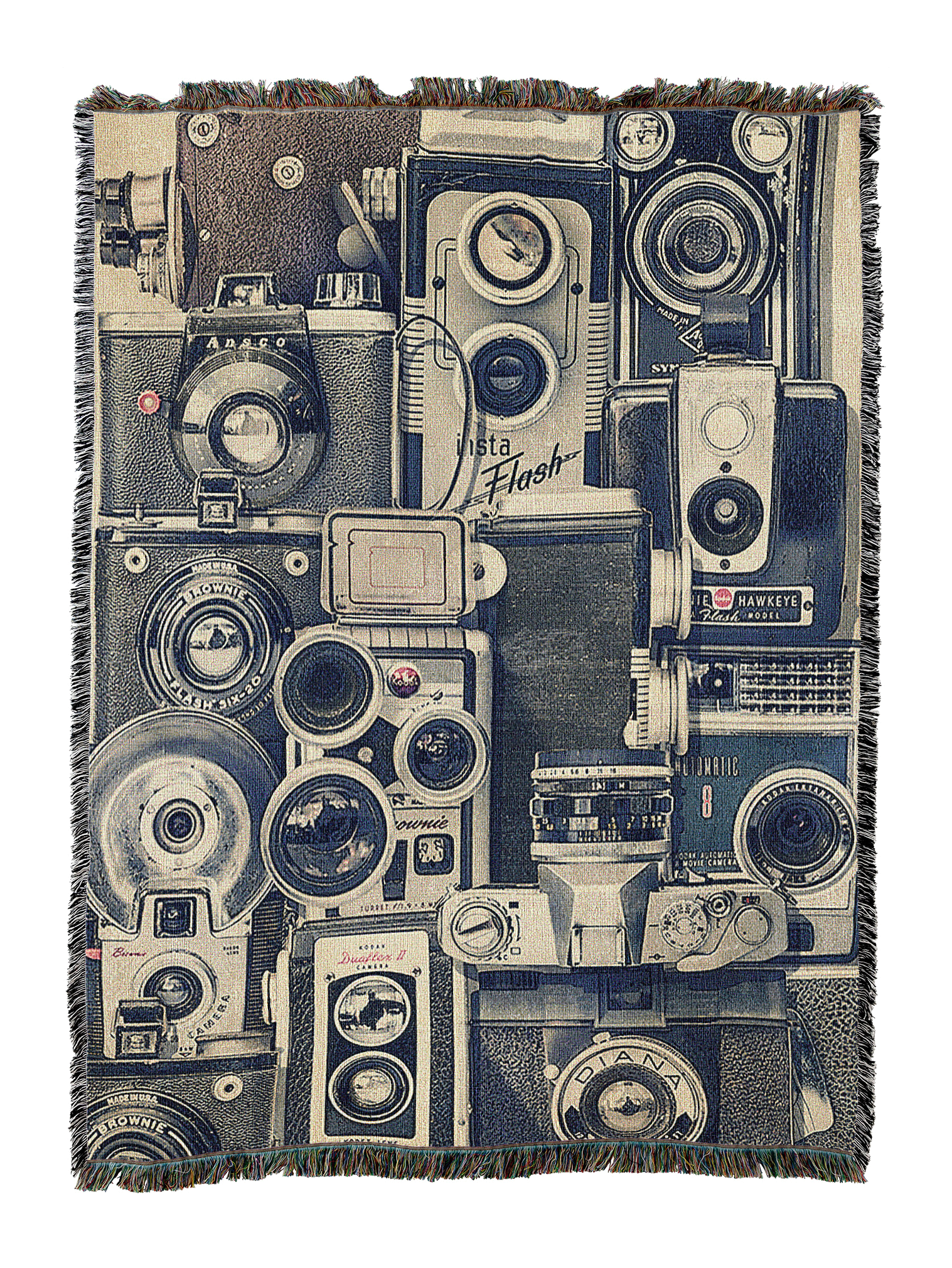 Vintage Cameras Blanket