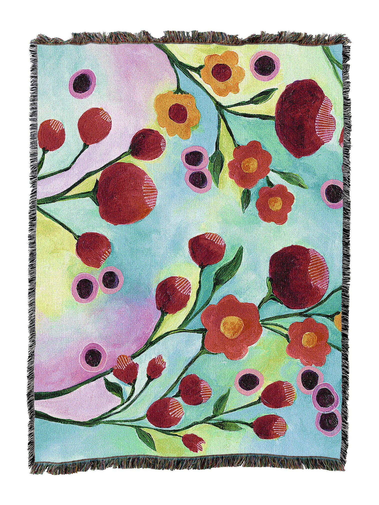 Jambalaya Floral Blanket