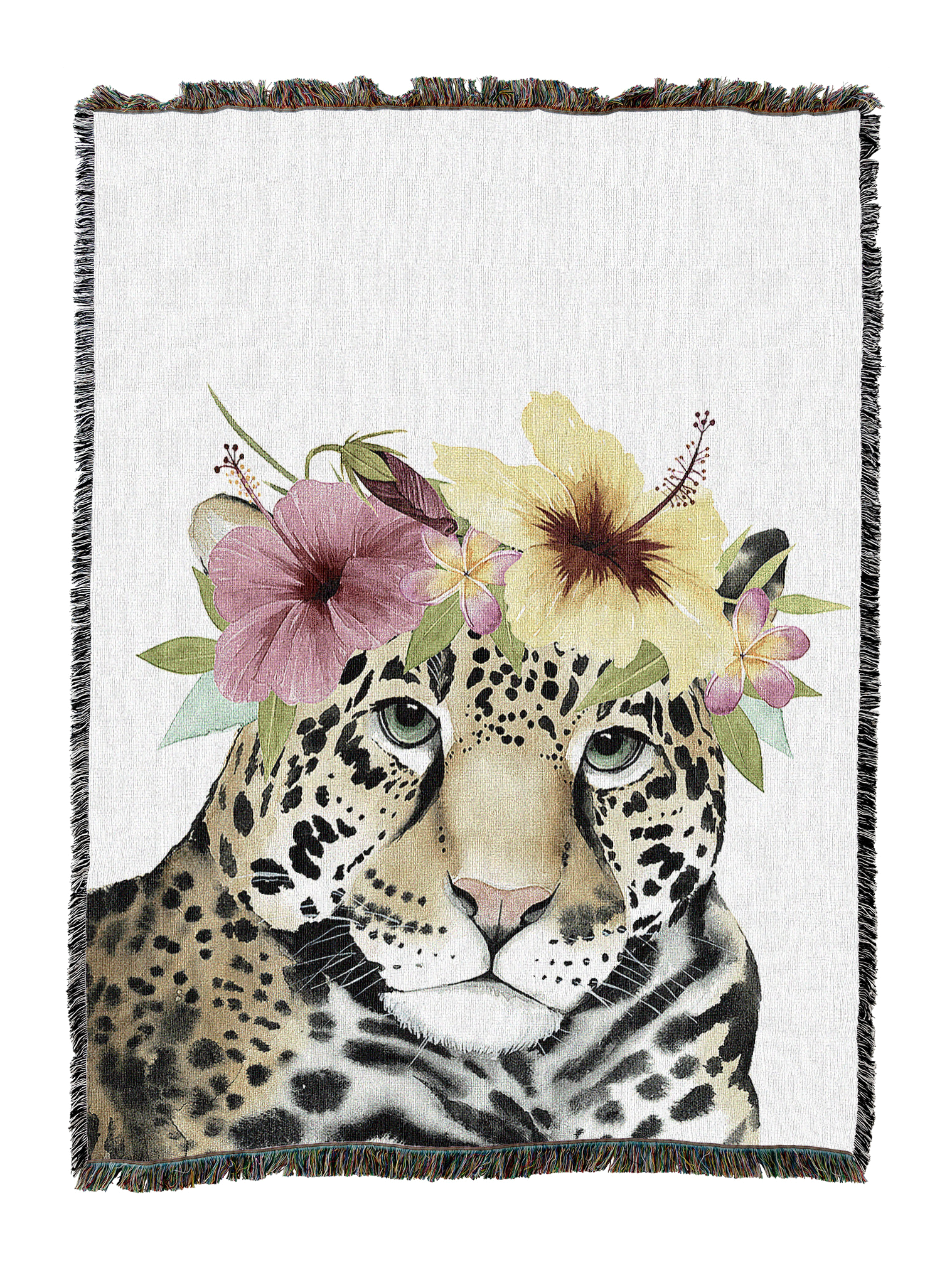 Cheetah Tropical Halo Blanket