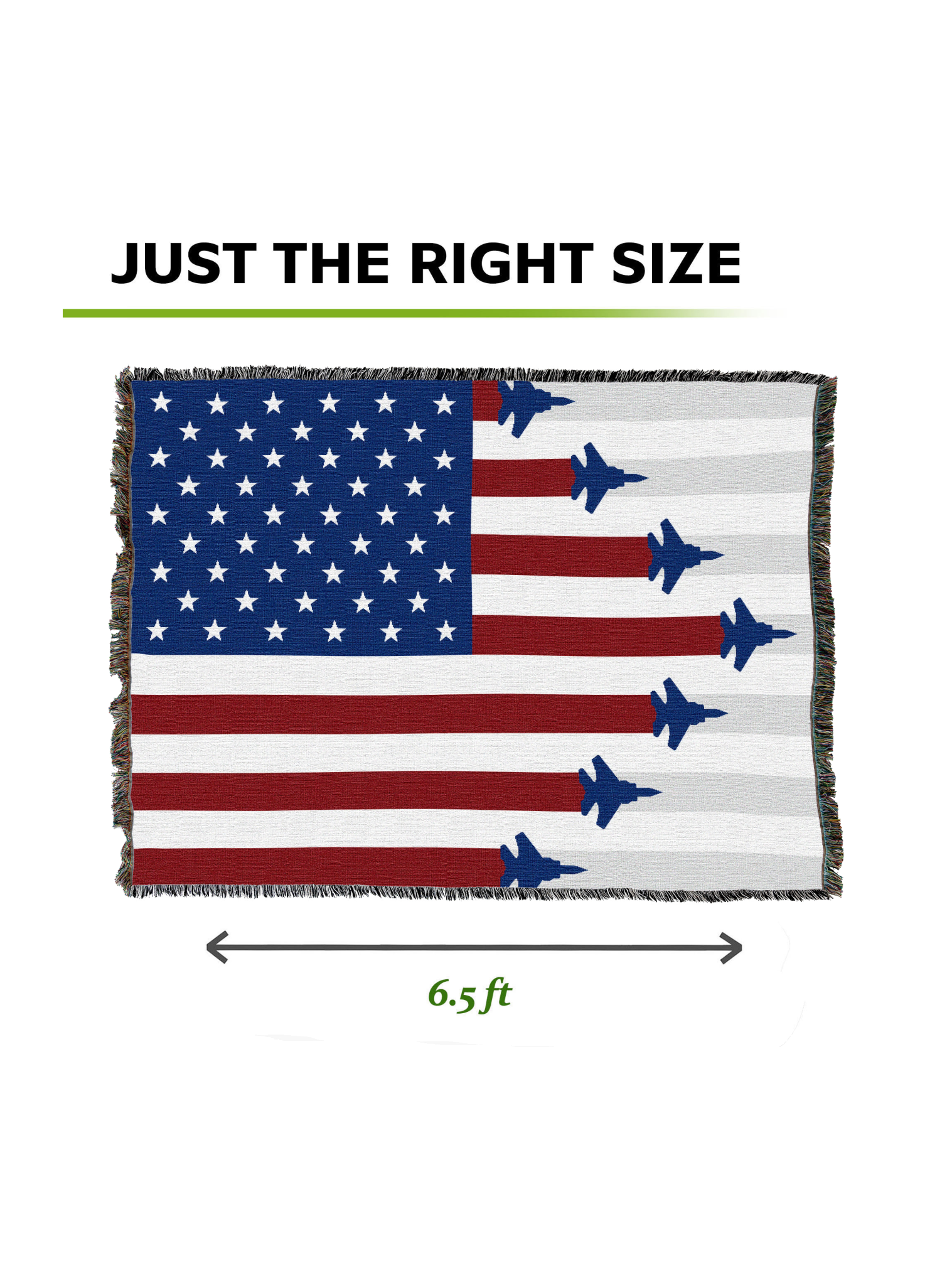 Us Flag Air Force Fighter Jets Blanket