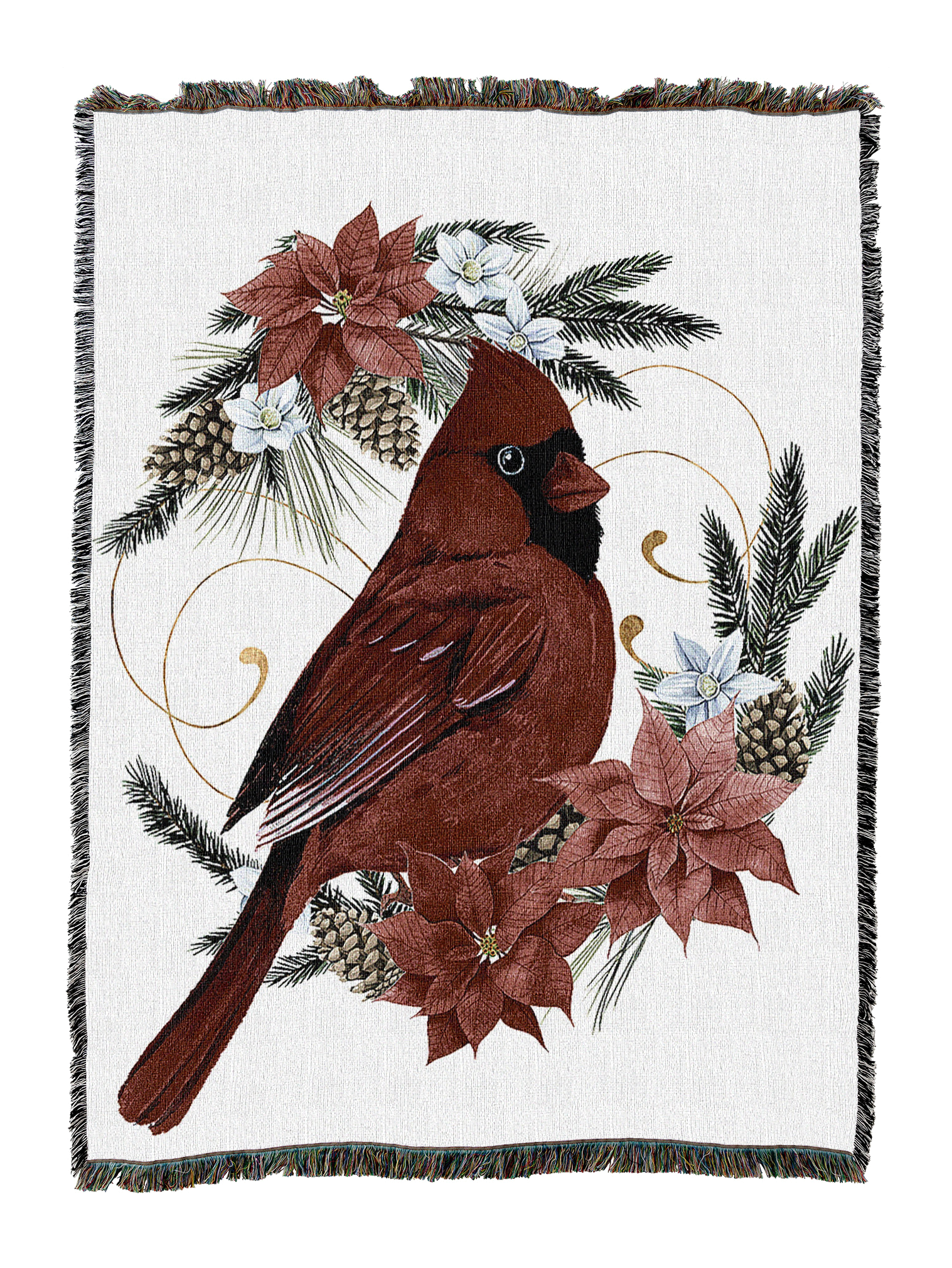 Christmas Cardinal Blanket