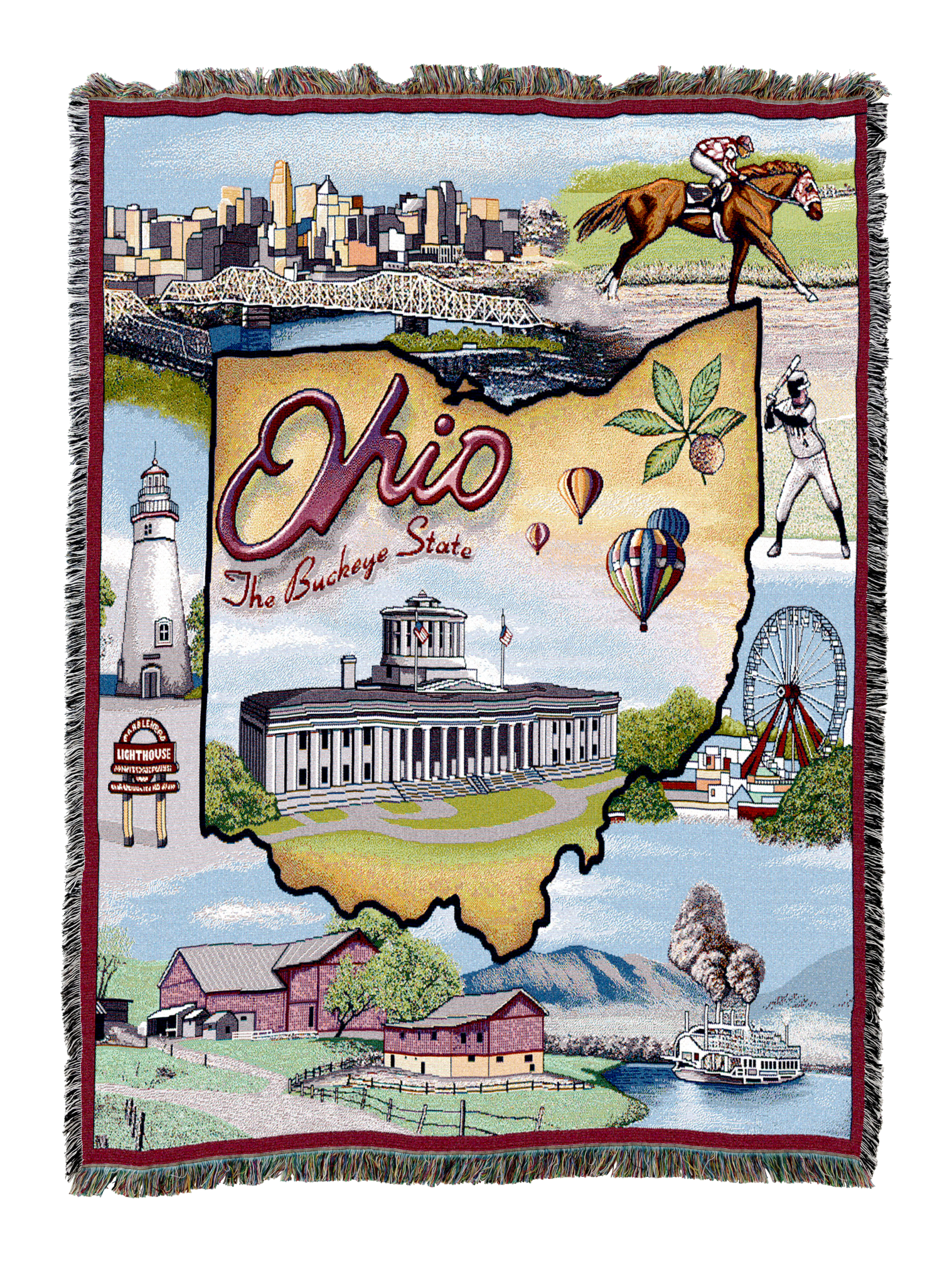 Ohio 2 Blanket