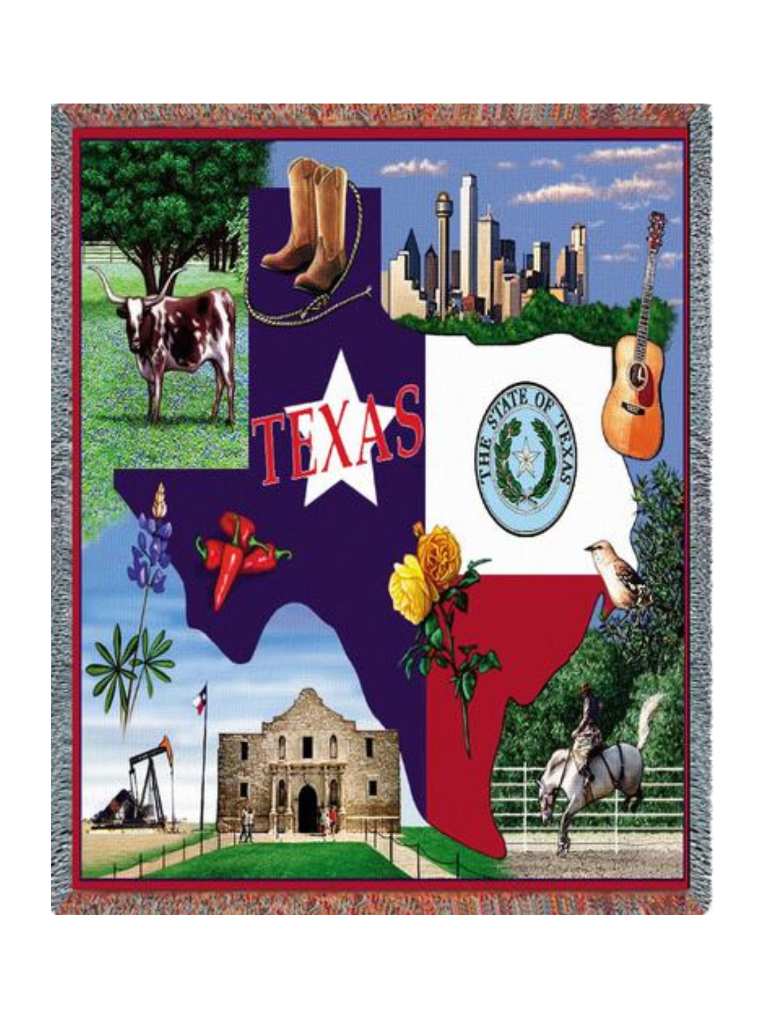 Texas Tapestry Blanket