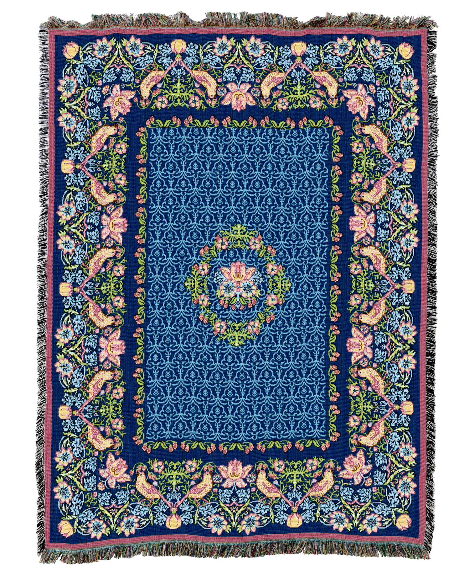 Strawberry Thief Blanket
