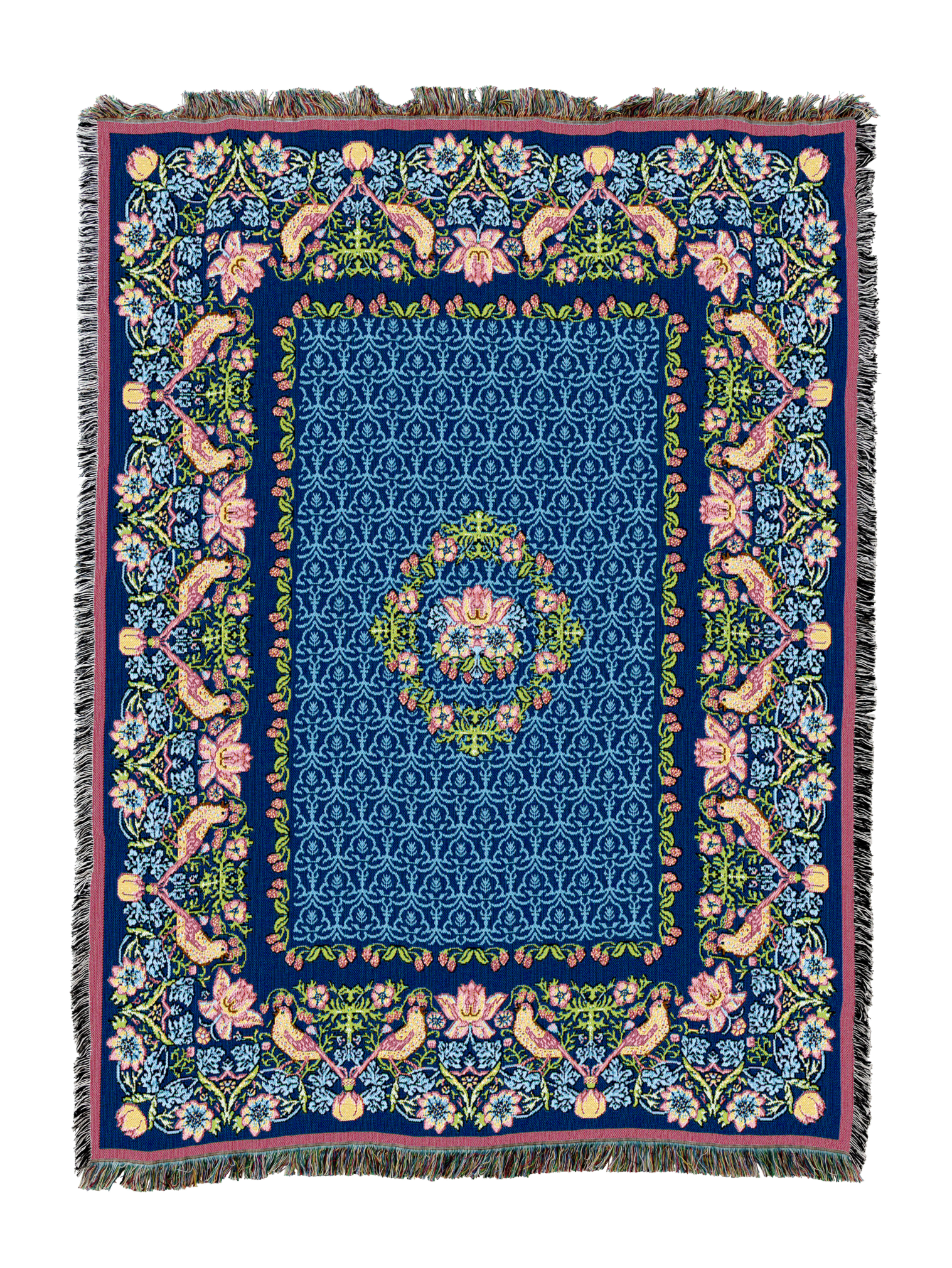 Strawberry Thief Blanket