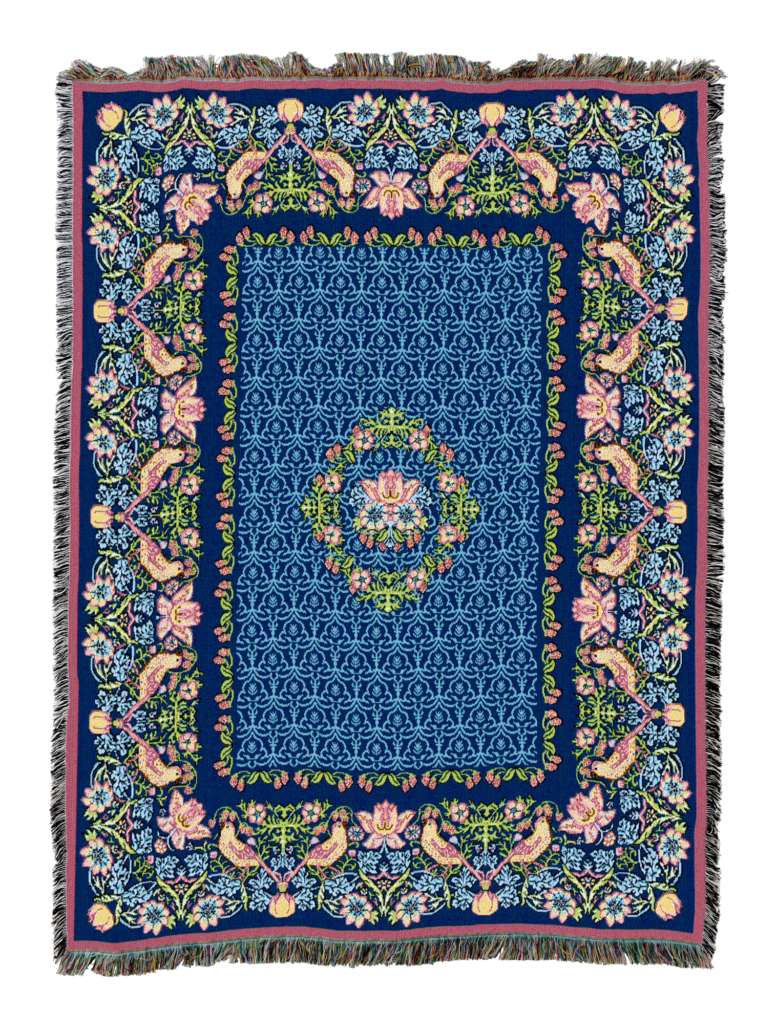 Strawberry Thief Blanket