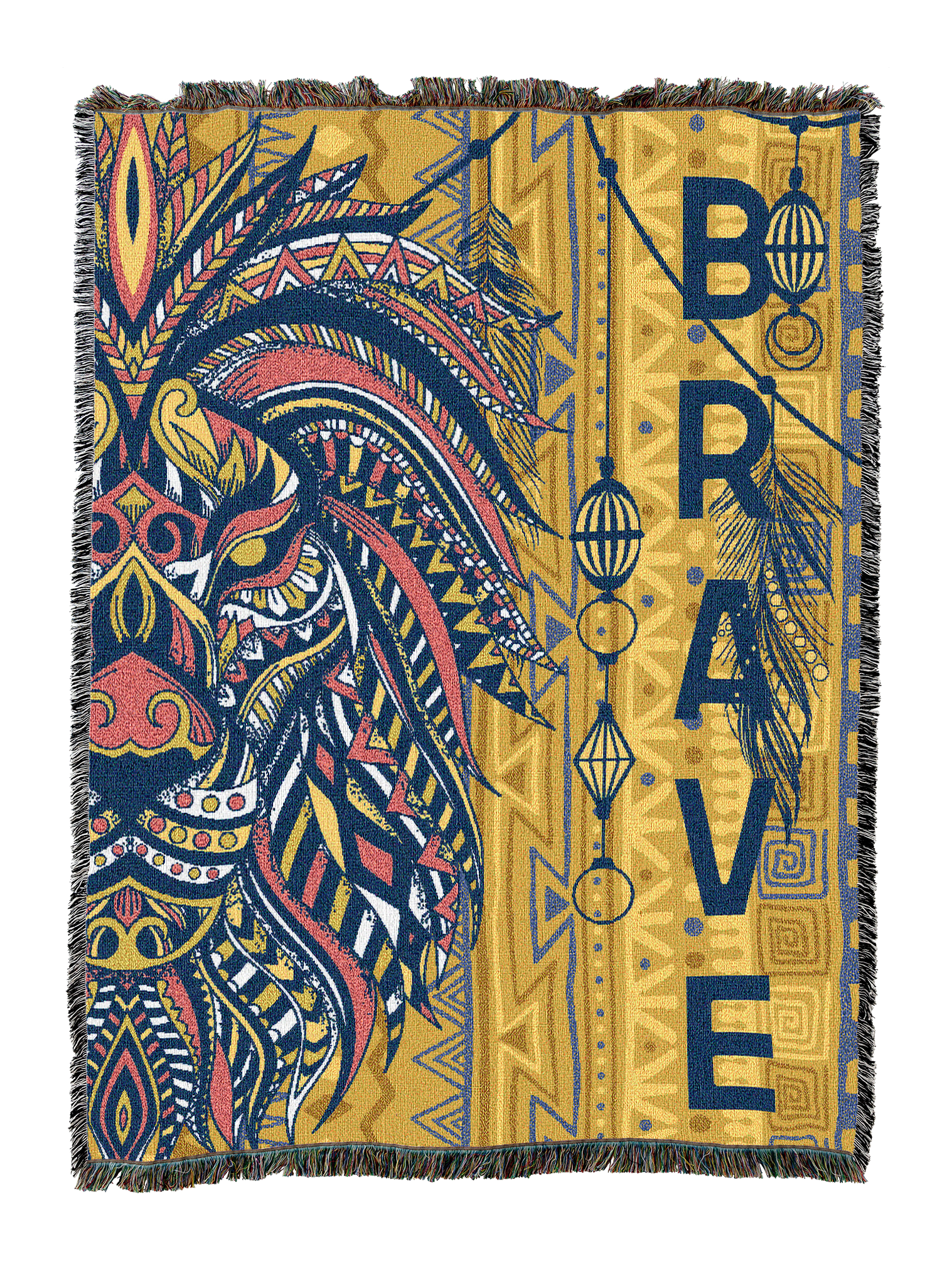 Brave As A Lion Blanket B