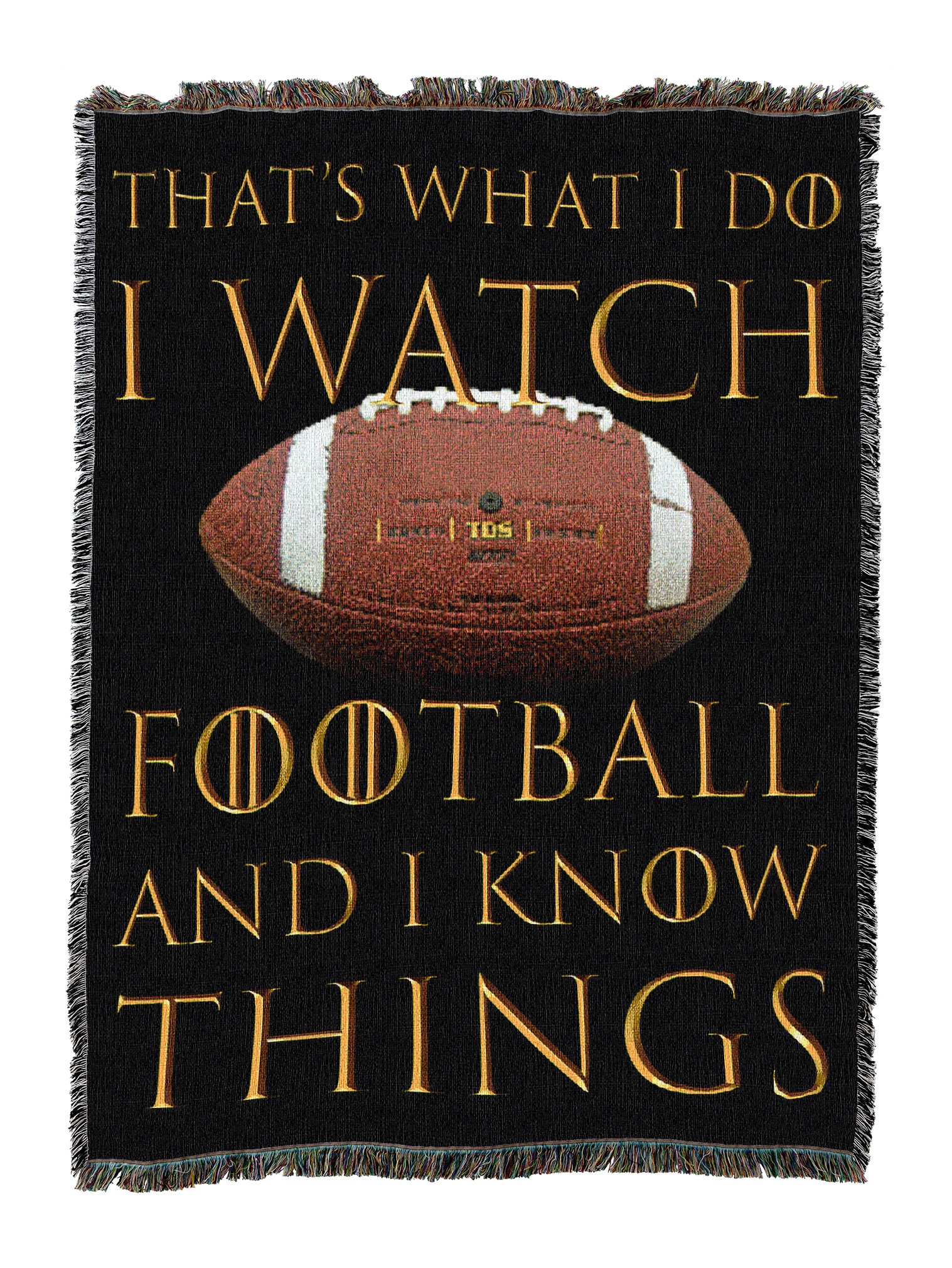 I Watch Football Blanket