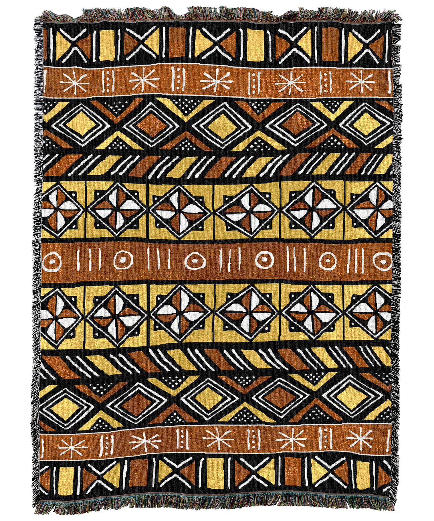 Bogolan Mud Cloth Blanket XL