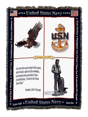 U.S.Navy Memorial Blanket XL