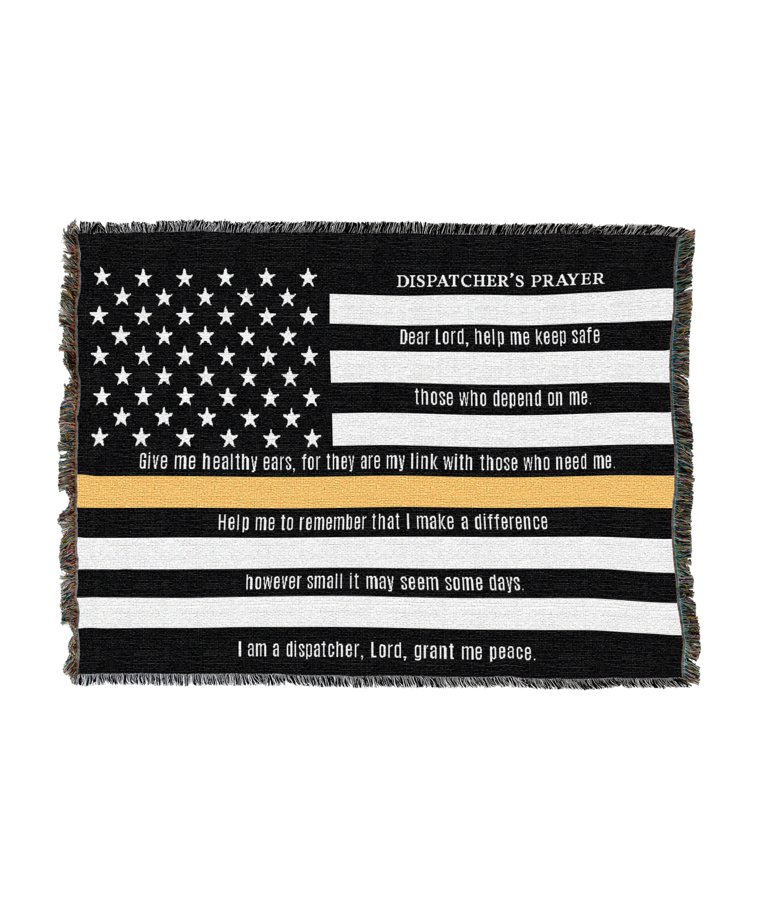 Dispatch Prayer Flag Blanket