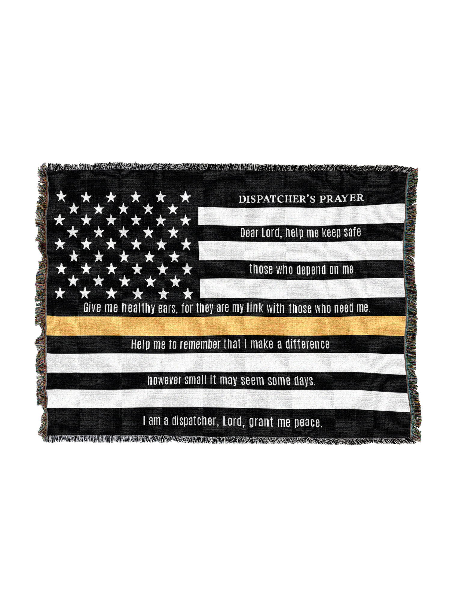 Dispatch Prayer Flag Blanket