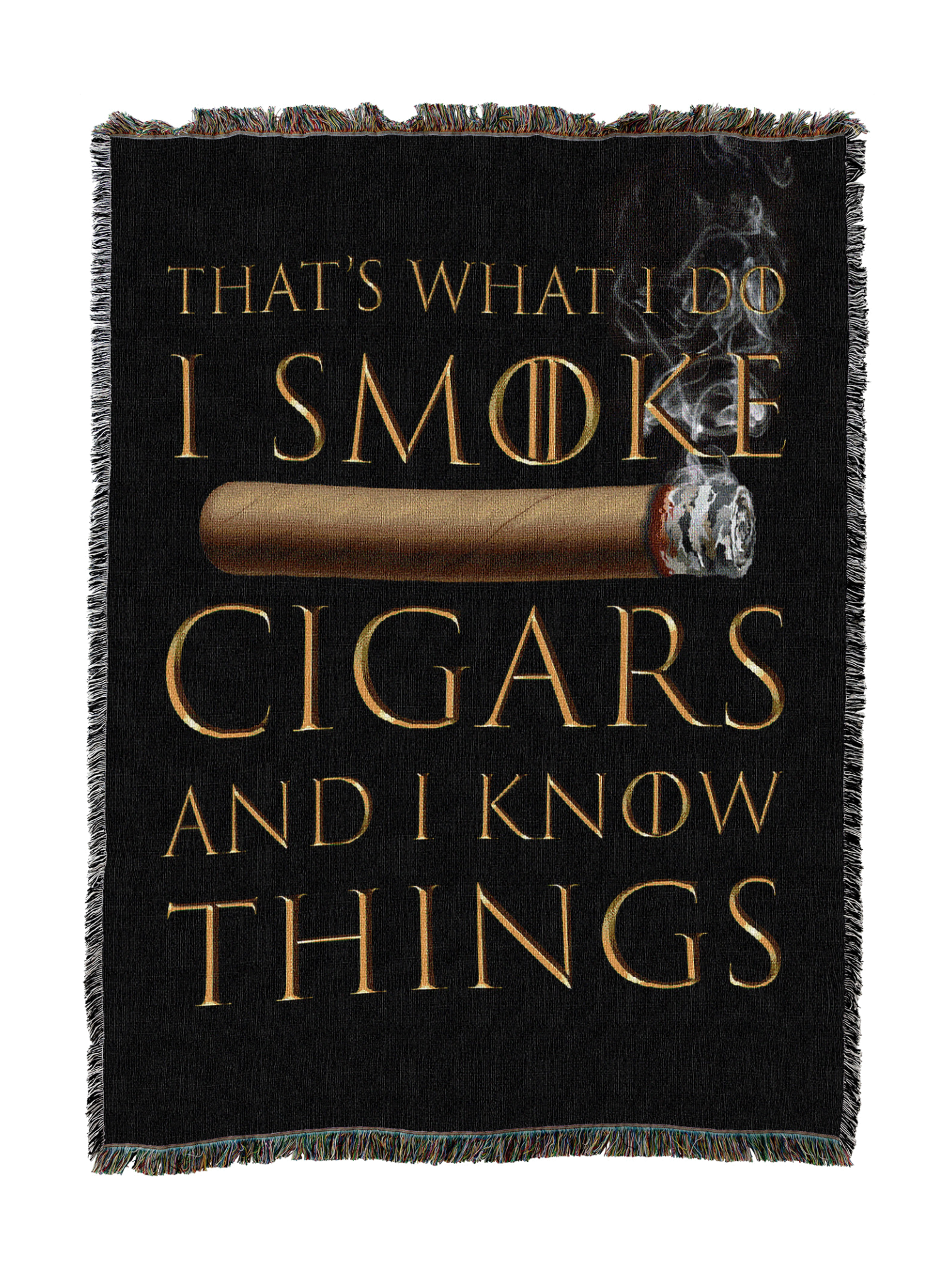 I Know Cigars Blanket