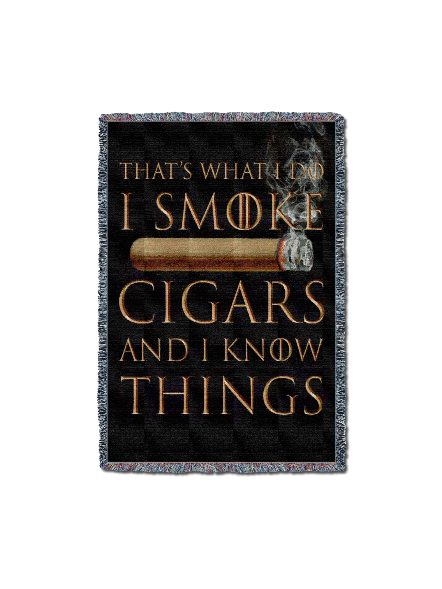 I Know Cigars Blanket