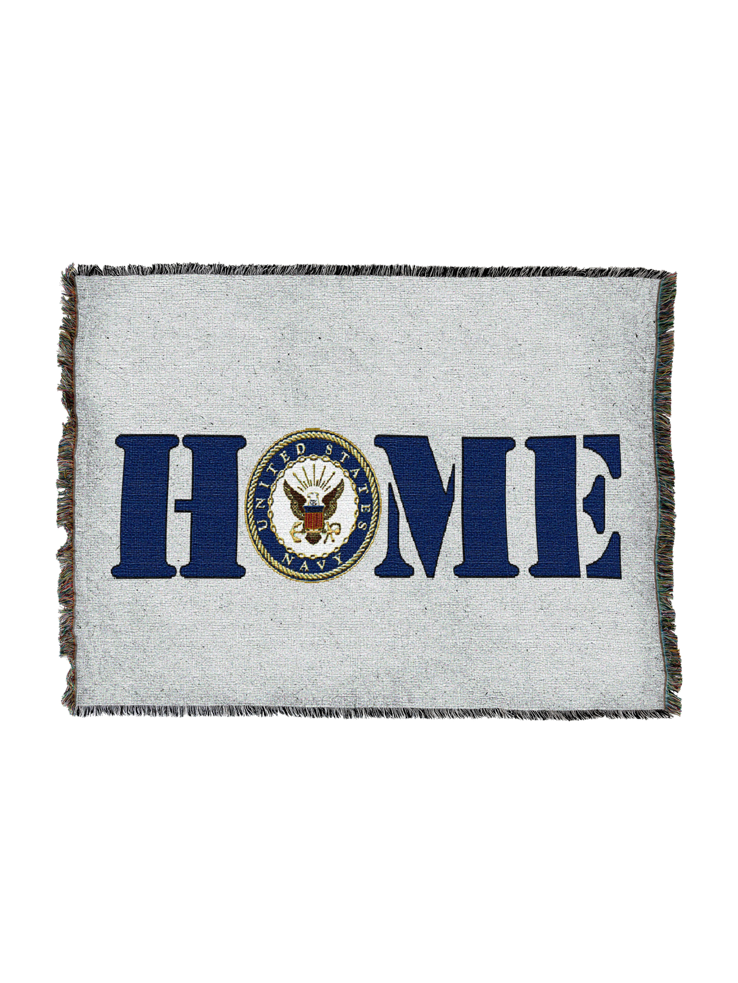 Home Navy Blanket