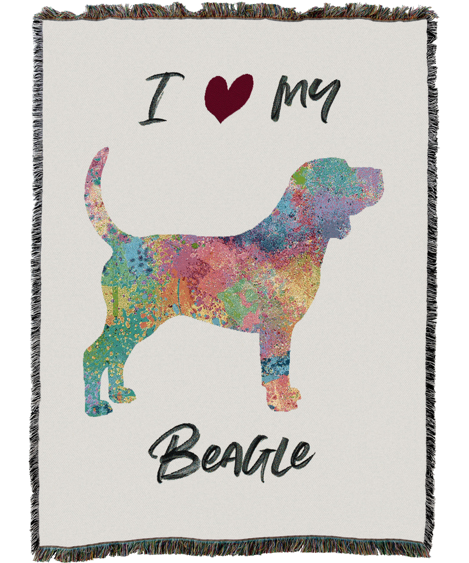 Splash Beagle Blanket