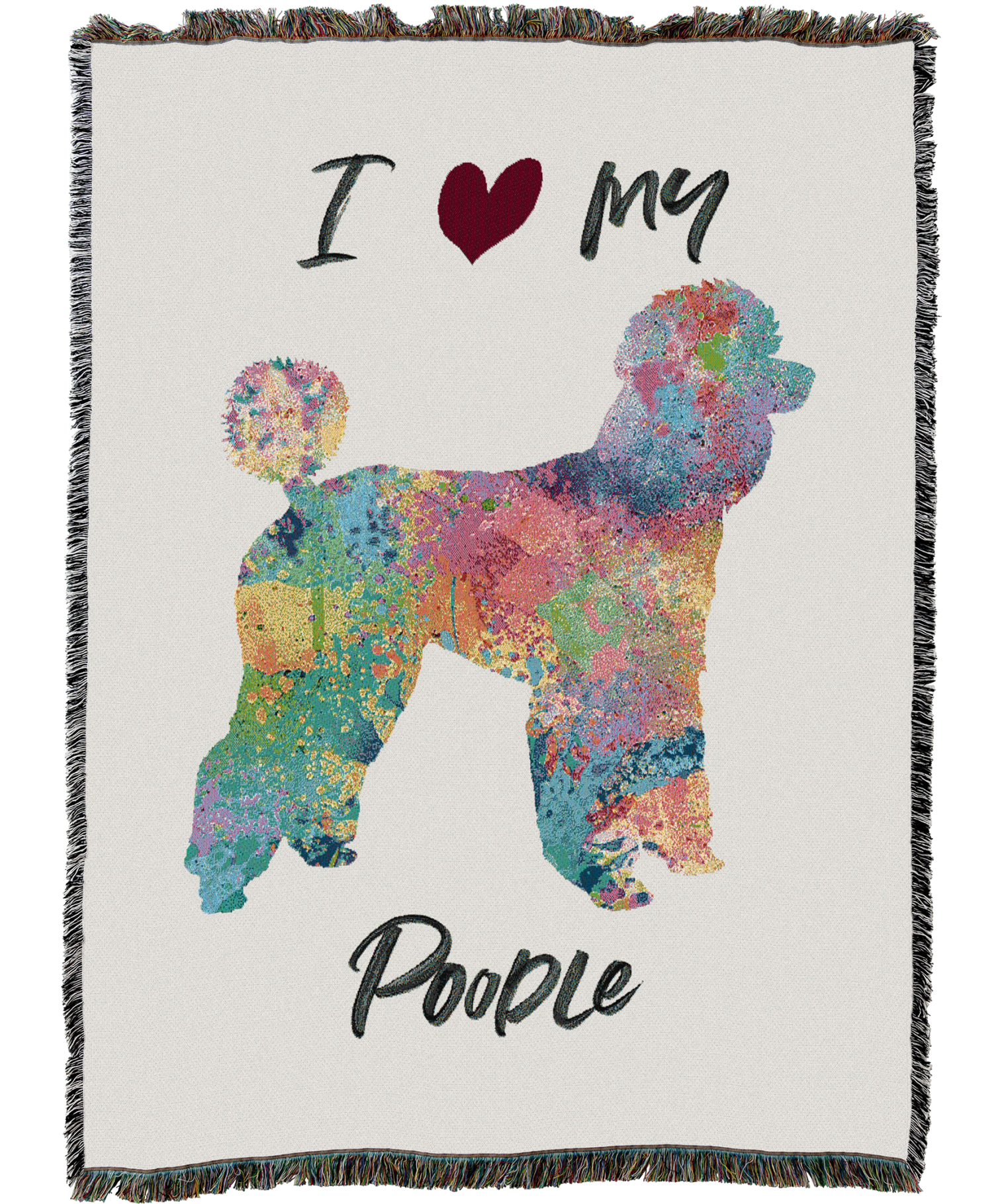Splash Poodle Blanket