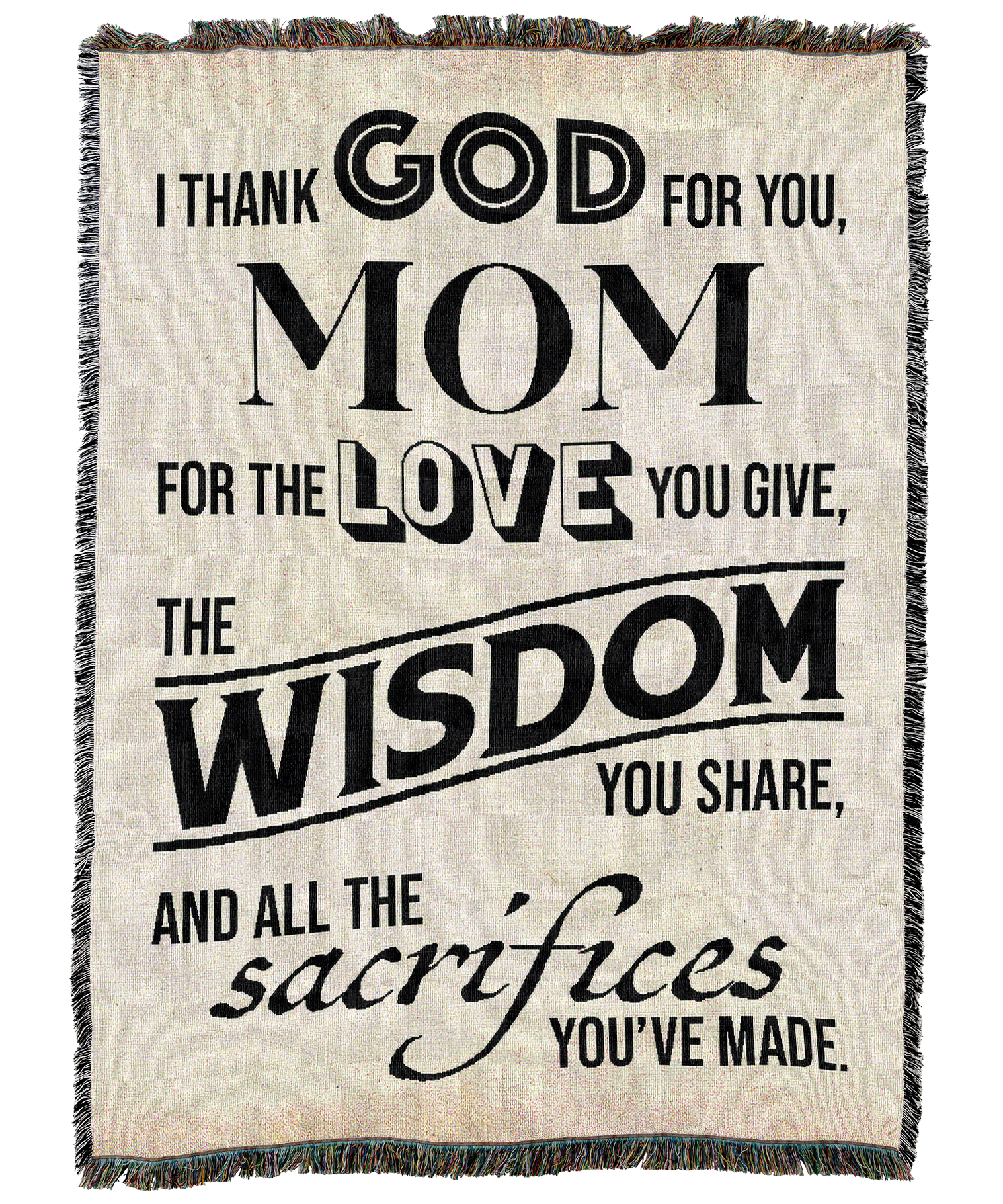 Thank God Mom Blanket