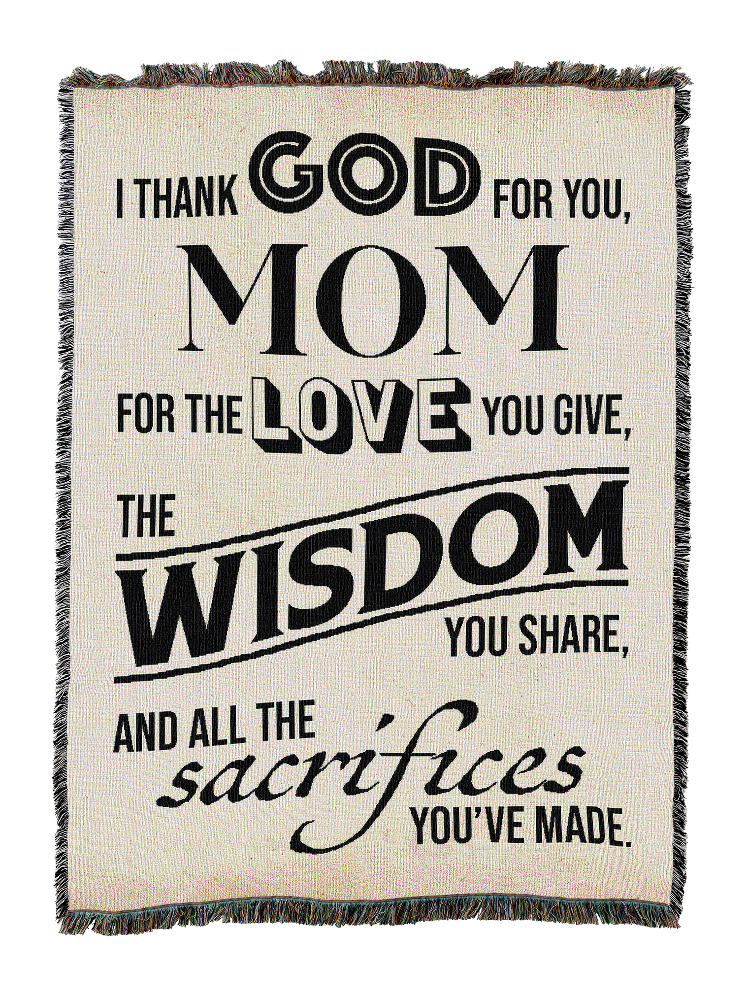 Thank God Mom Blanket