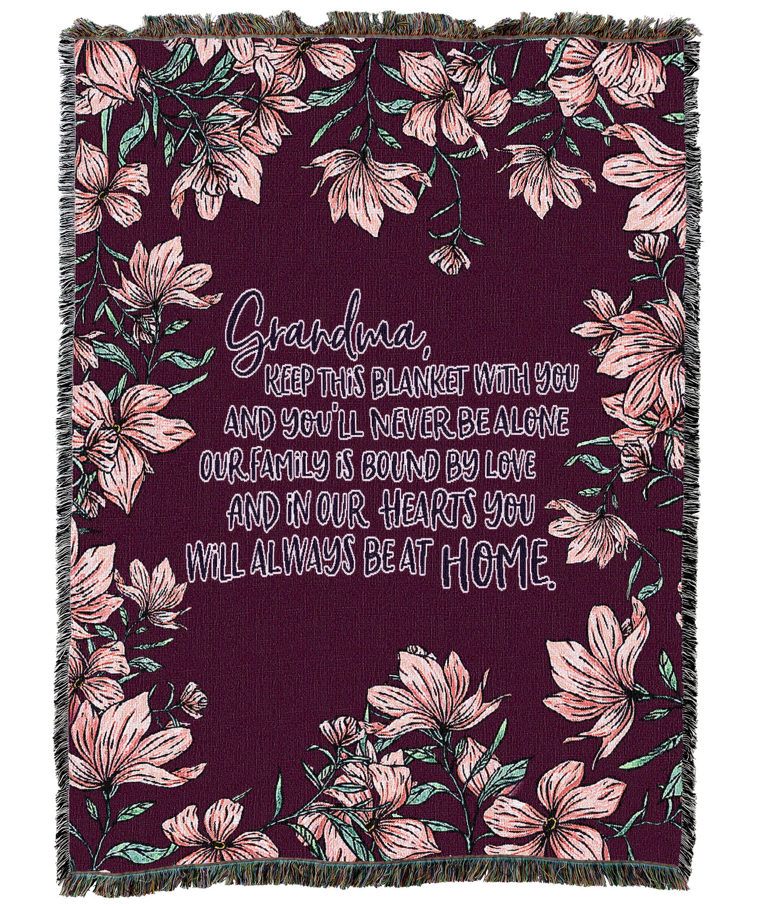 Dear Grandma Two Blanket