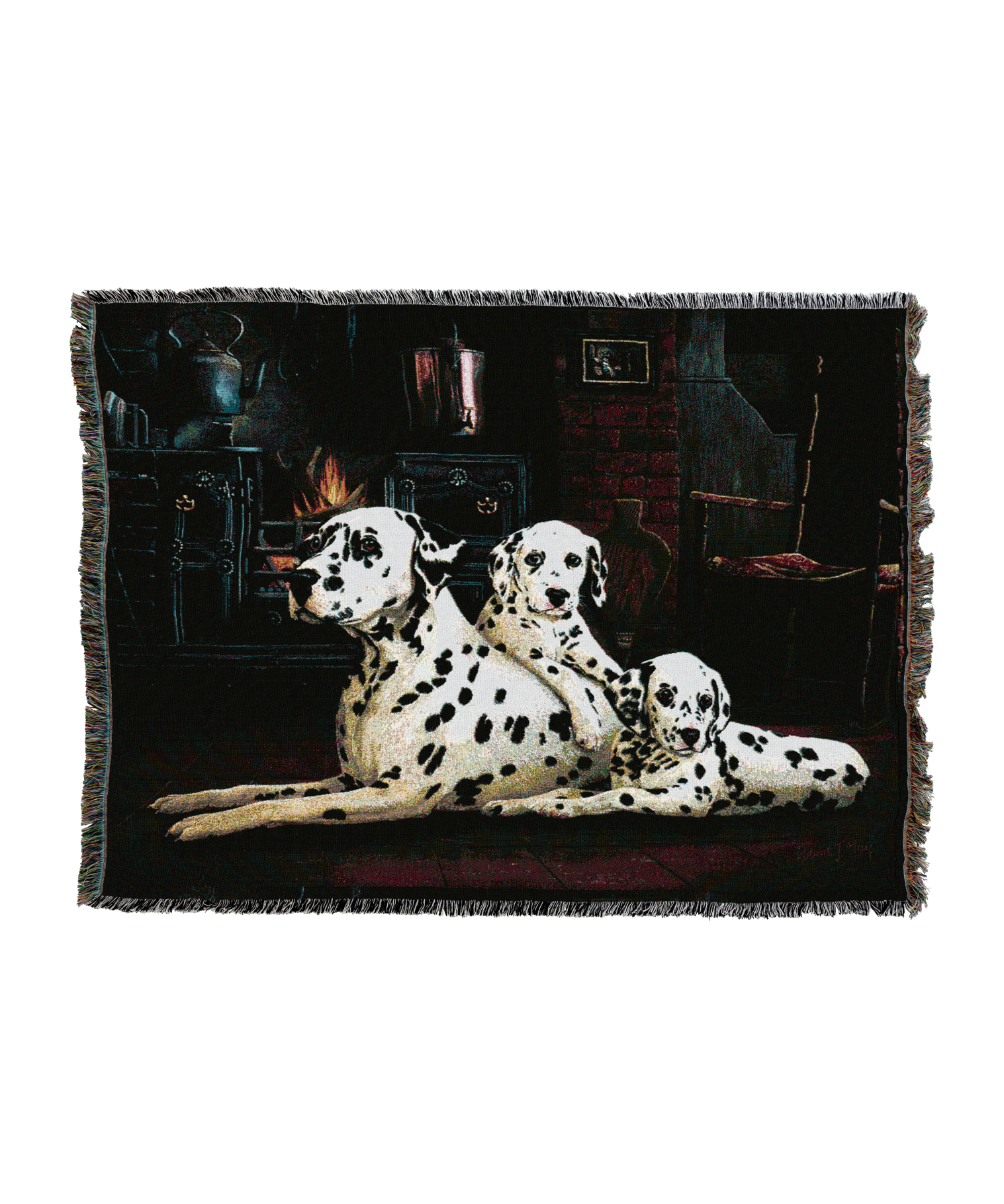 Dalmatian Tapestry Blanket