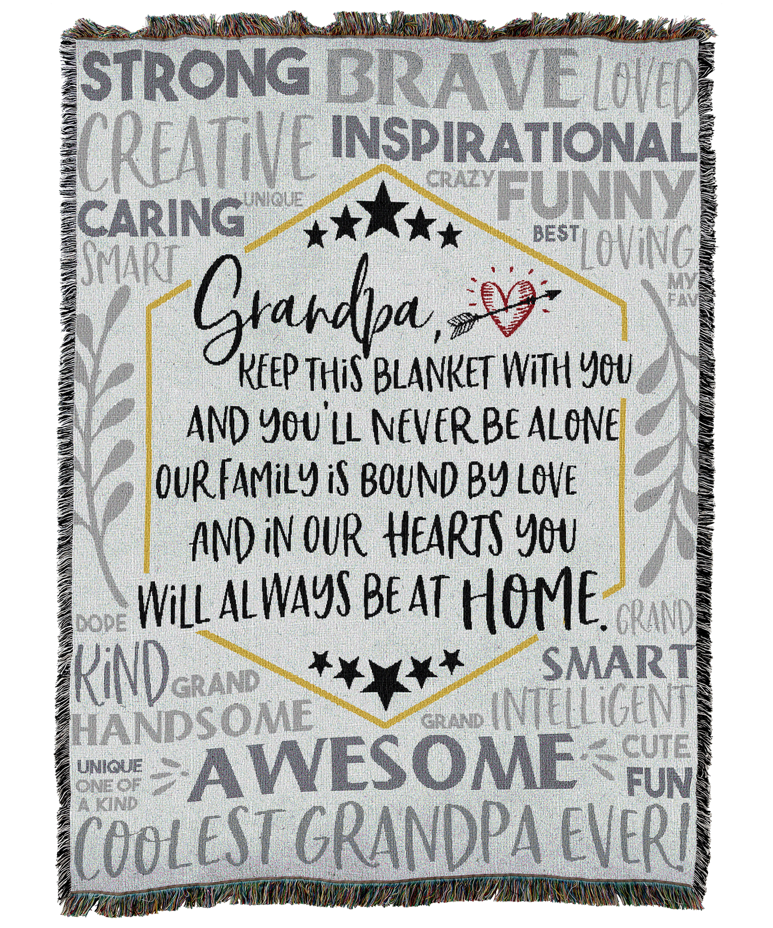 Dear Grandpa 2 Blanket