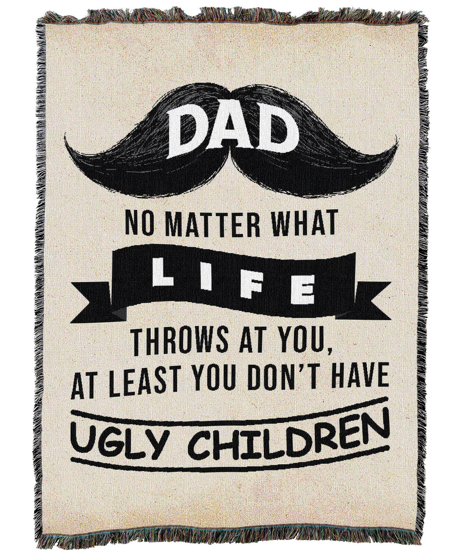 Dad No Ugly Kids Blanket