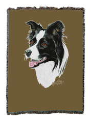 Border Collie Blanket Sand