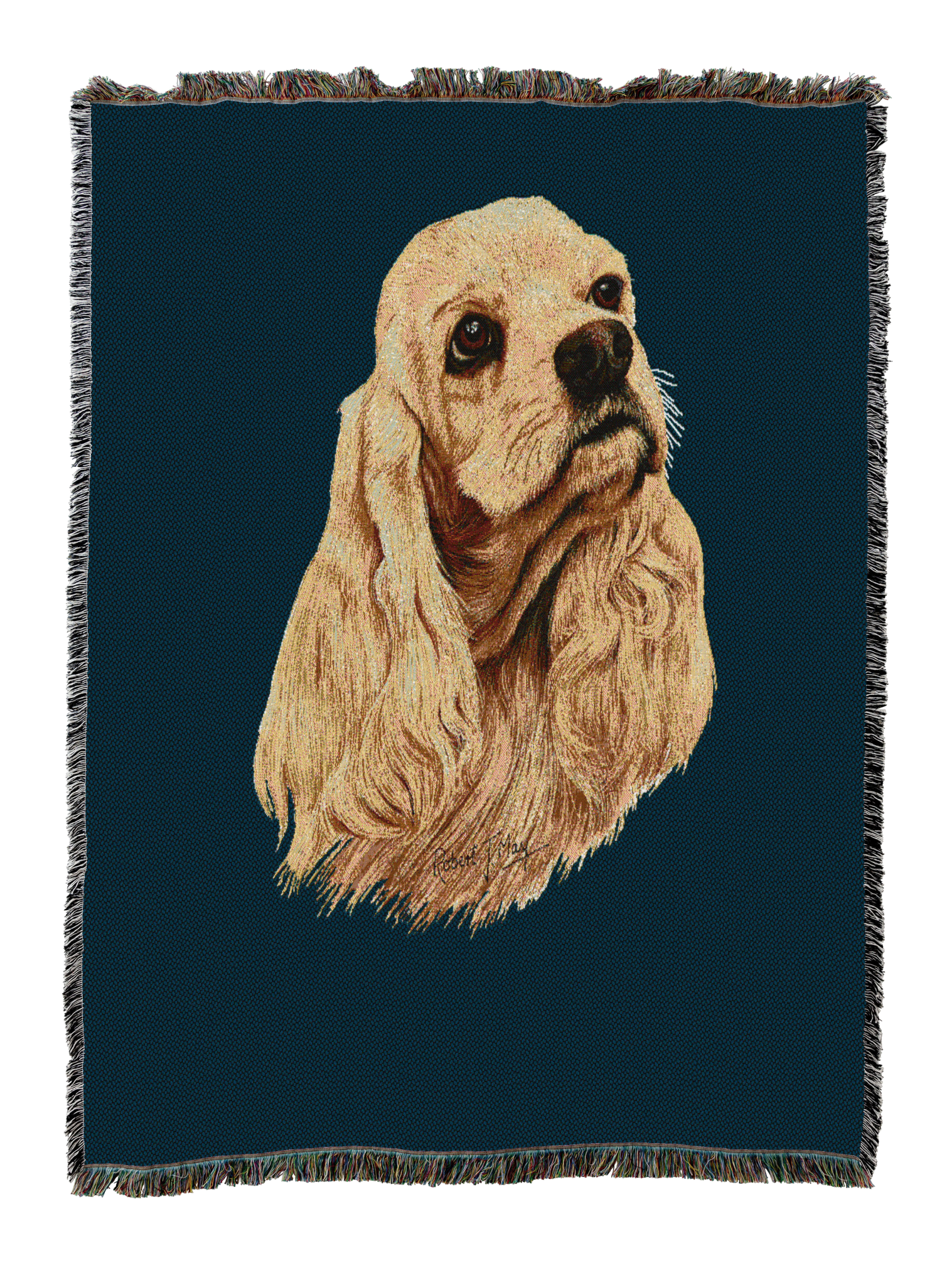 Cocker Spaniel Blanket Blue