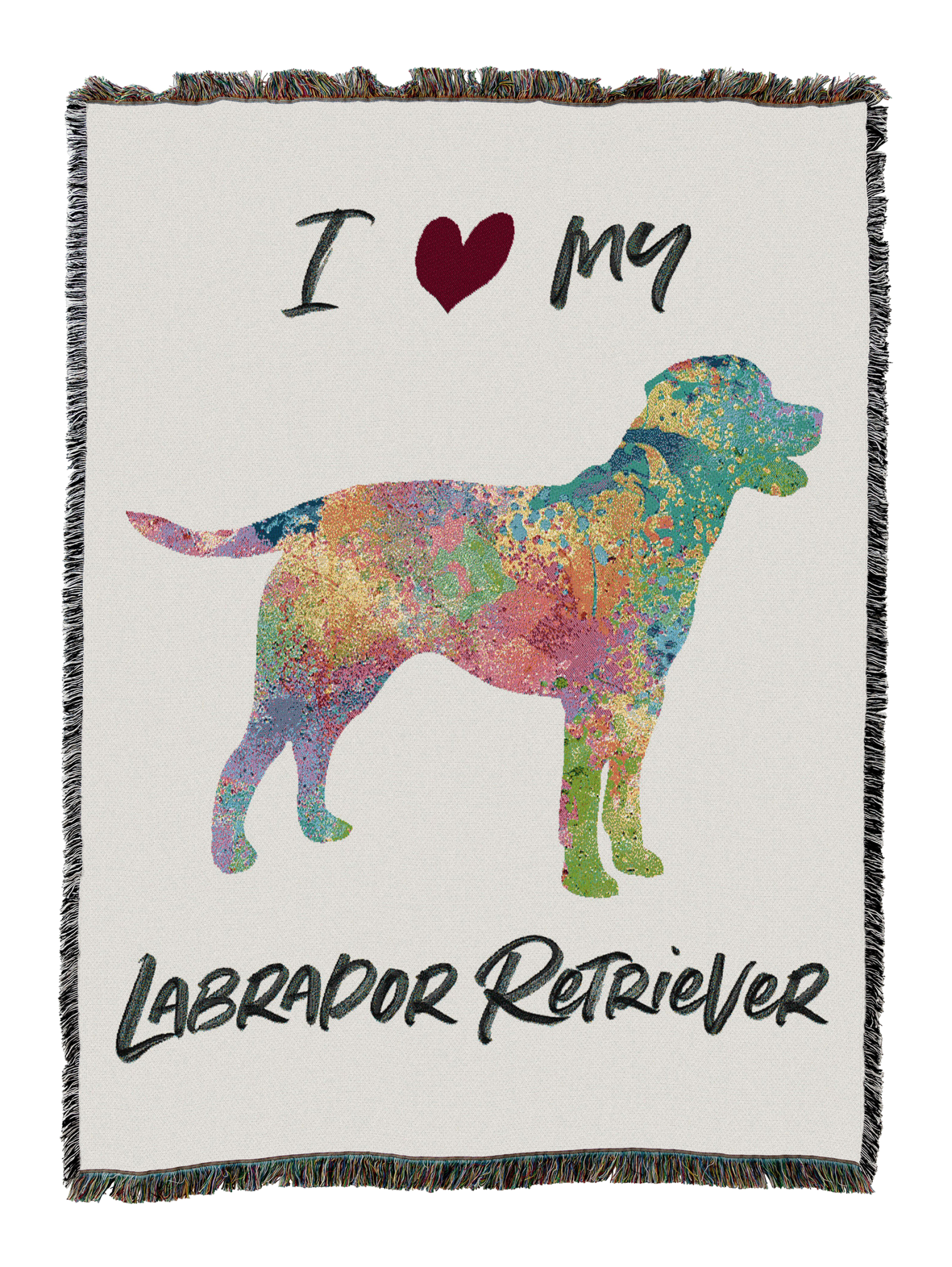Splash Labrador Retriever Blanket