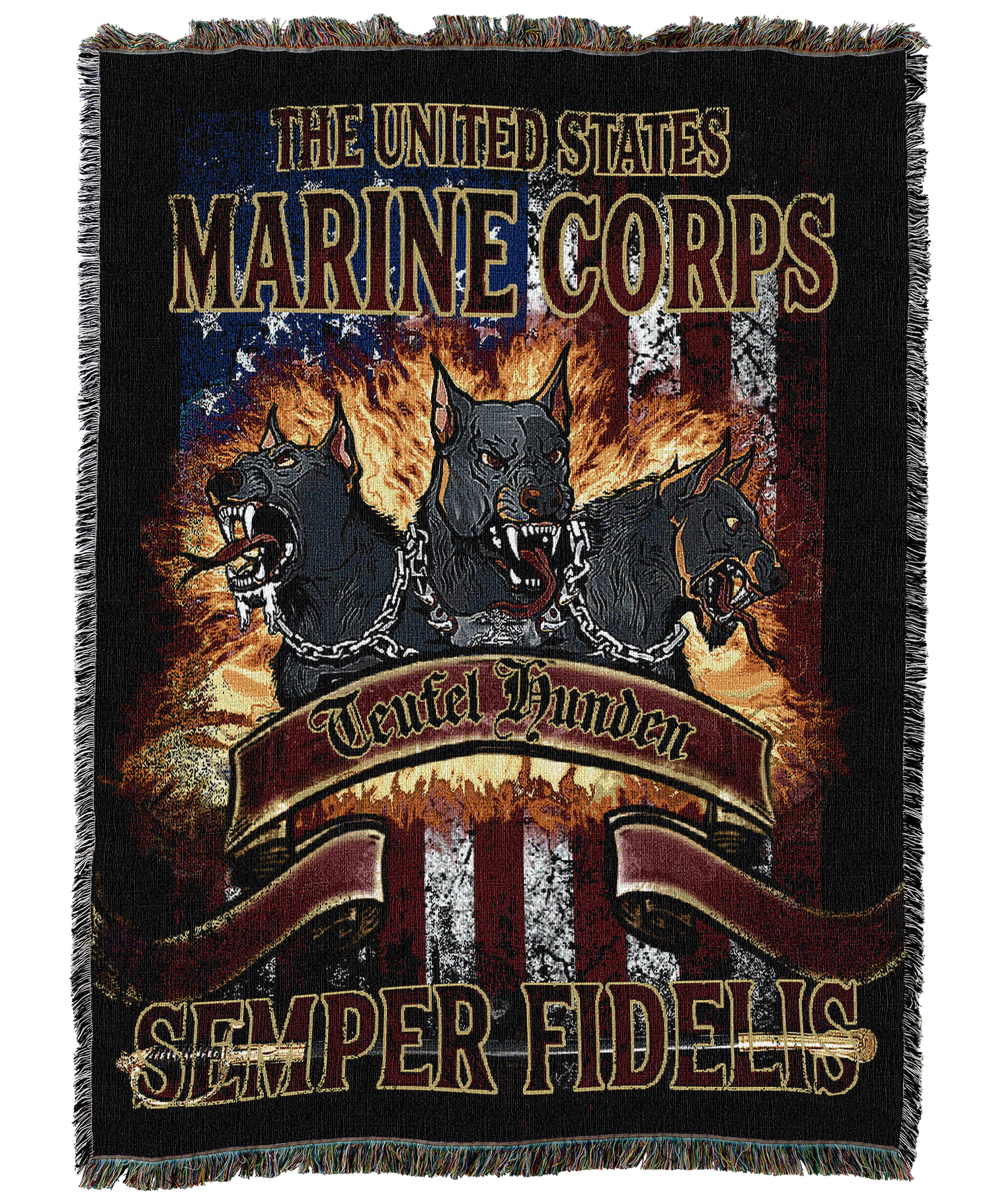 The Devil Dogs Blanket