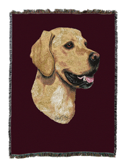 Golden Retriever Blanket Red