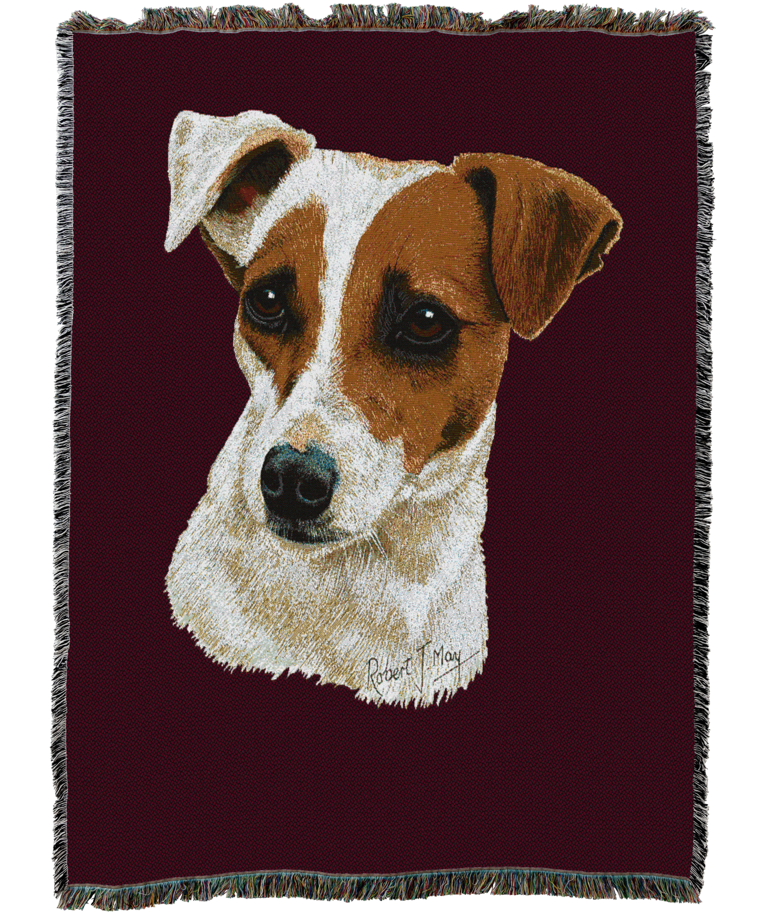 Jack Russell Terrier Blanket Red