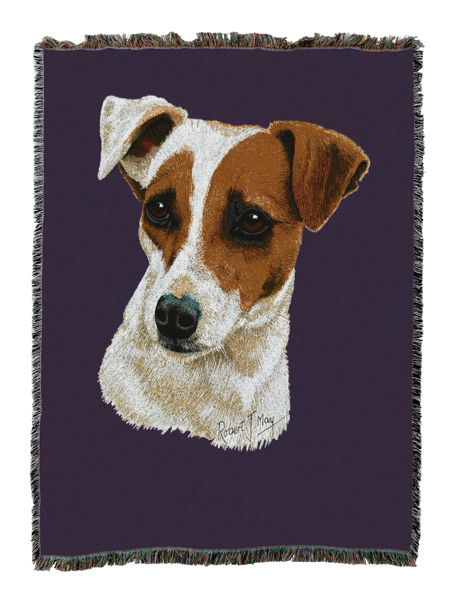 Jack Russell Terrier Blanket Purple