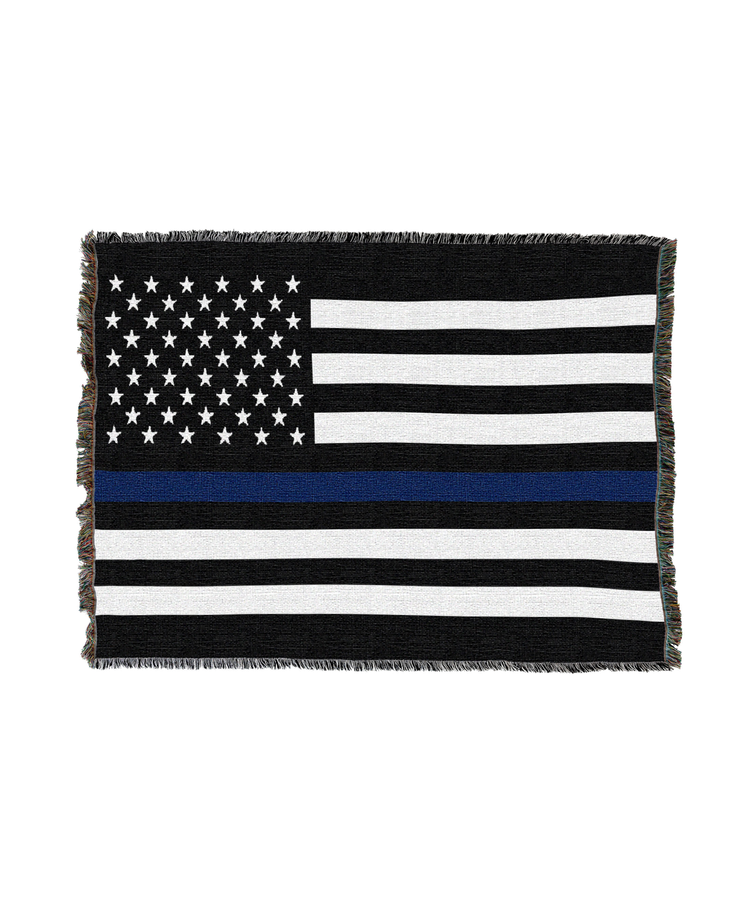 Police Officers Flag Blanket