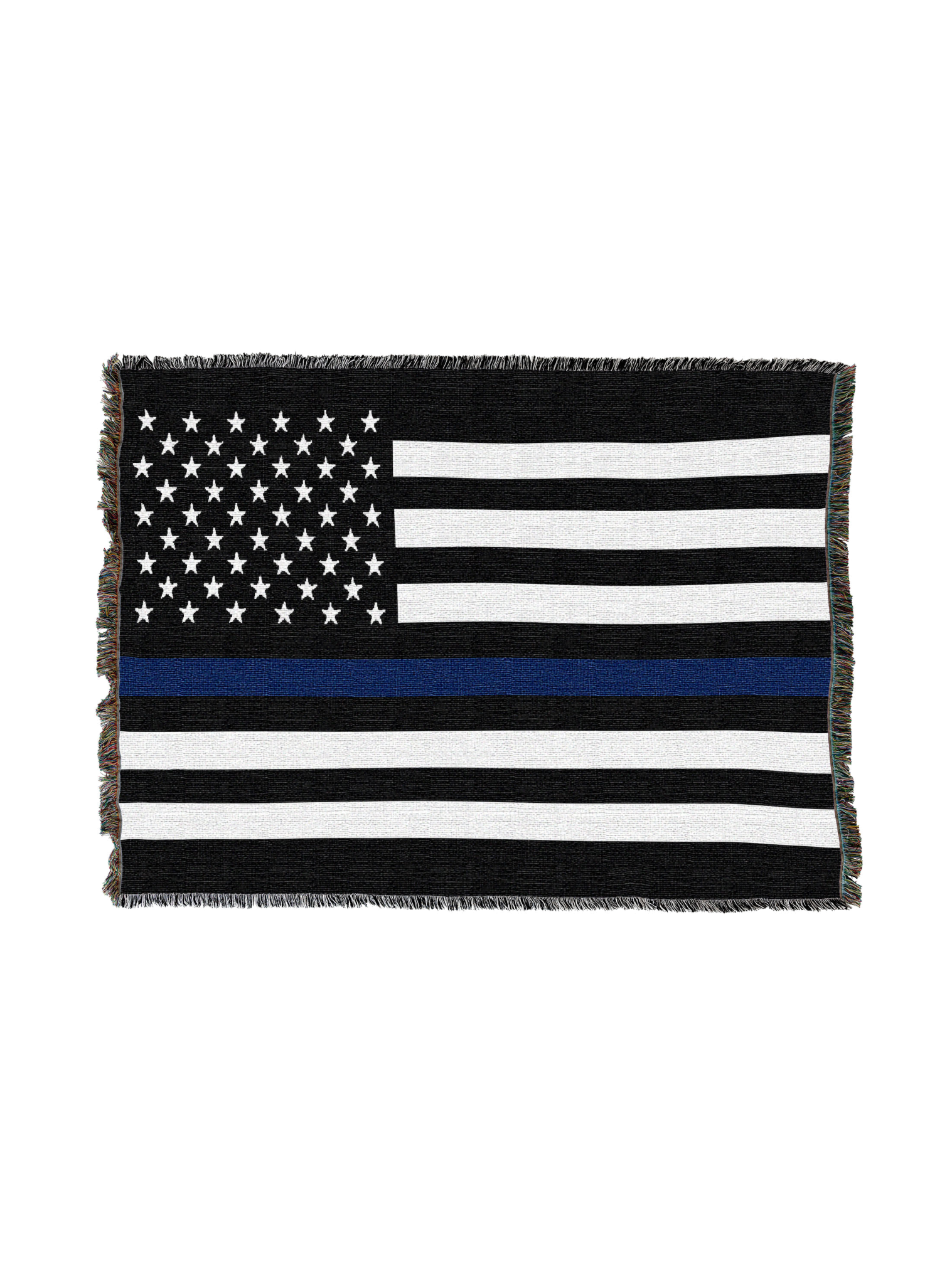 Police Officers Flag Blanket