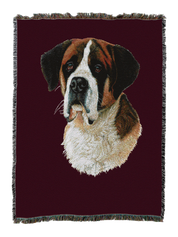 Saint Bernard Blanket Red