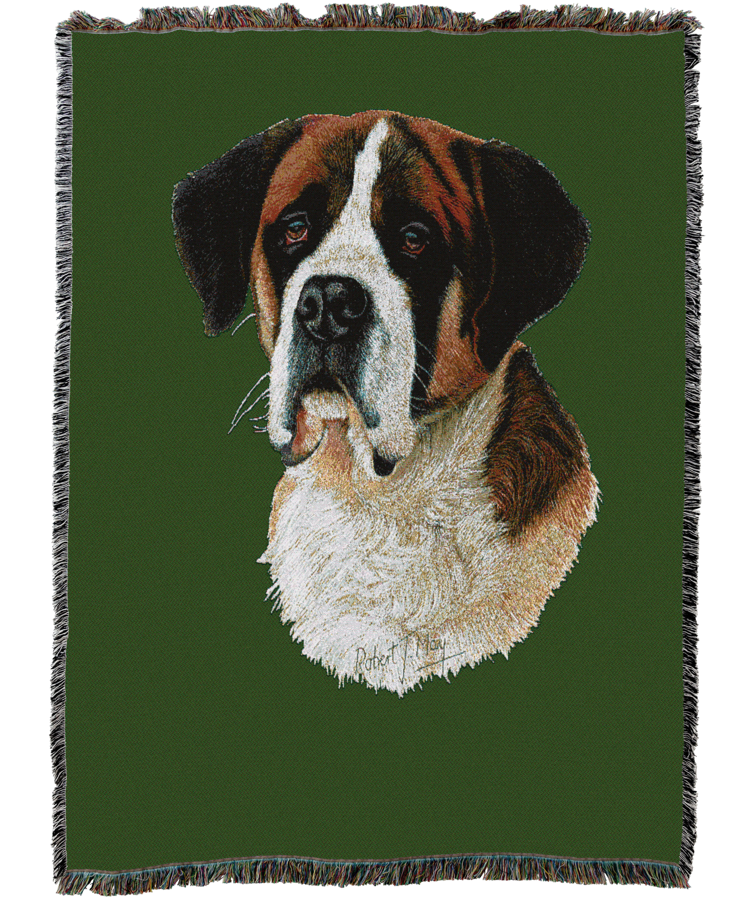 Saint Bernard Blanket Green
