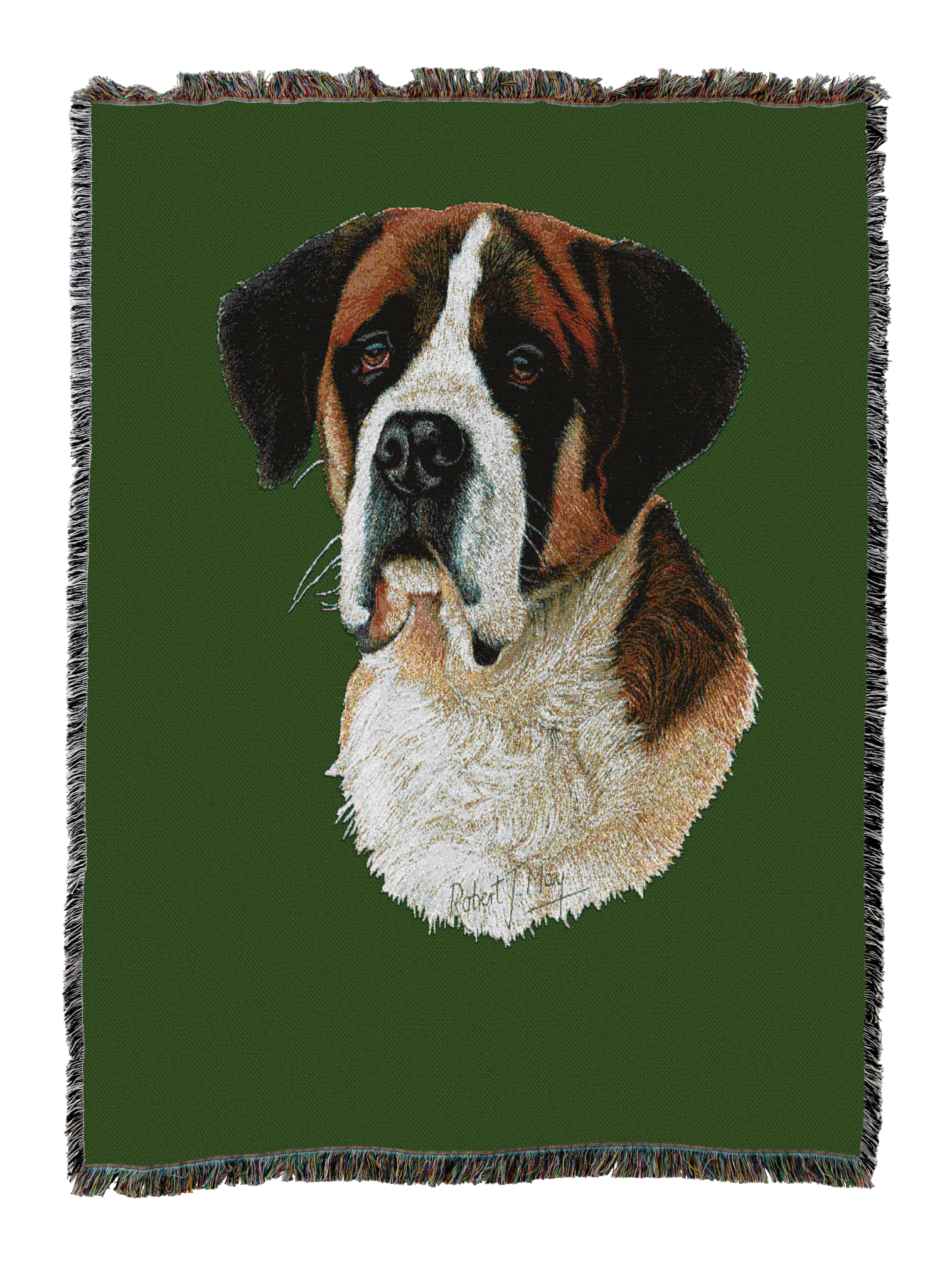 Saint Bernard Blanket Green