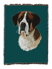 Saint Bernard Blanket Teal