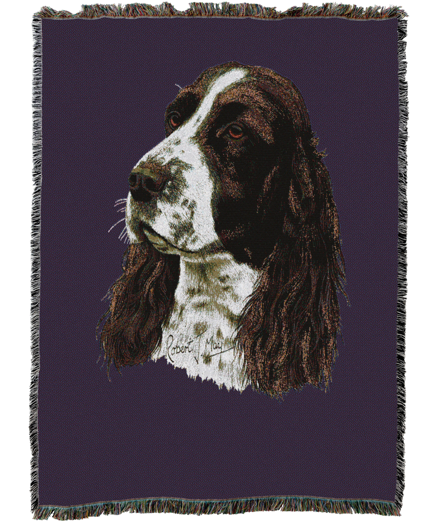 English Springer Spaniel Blanket Purple
