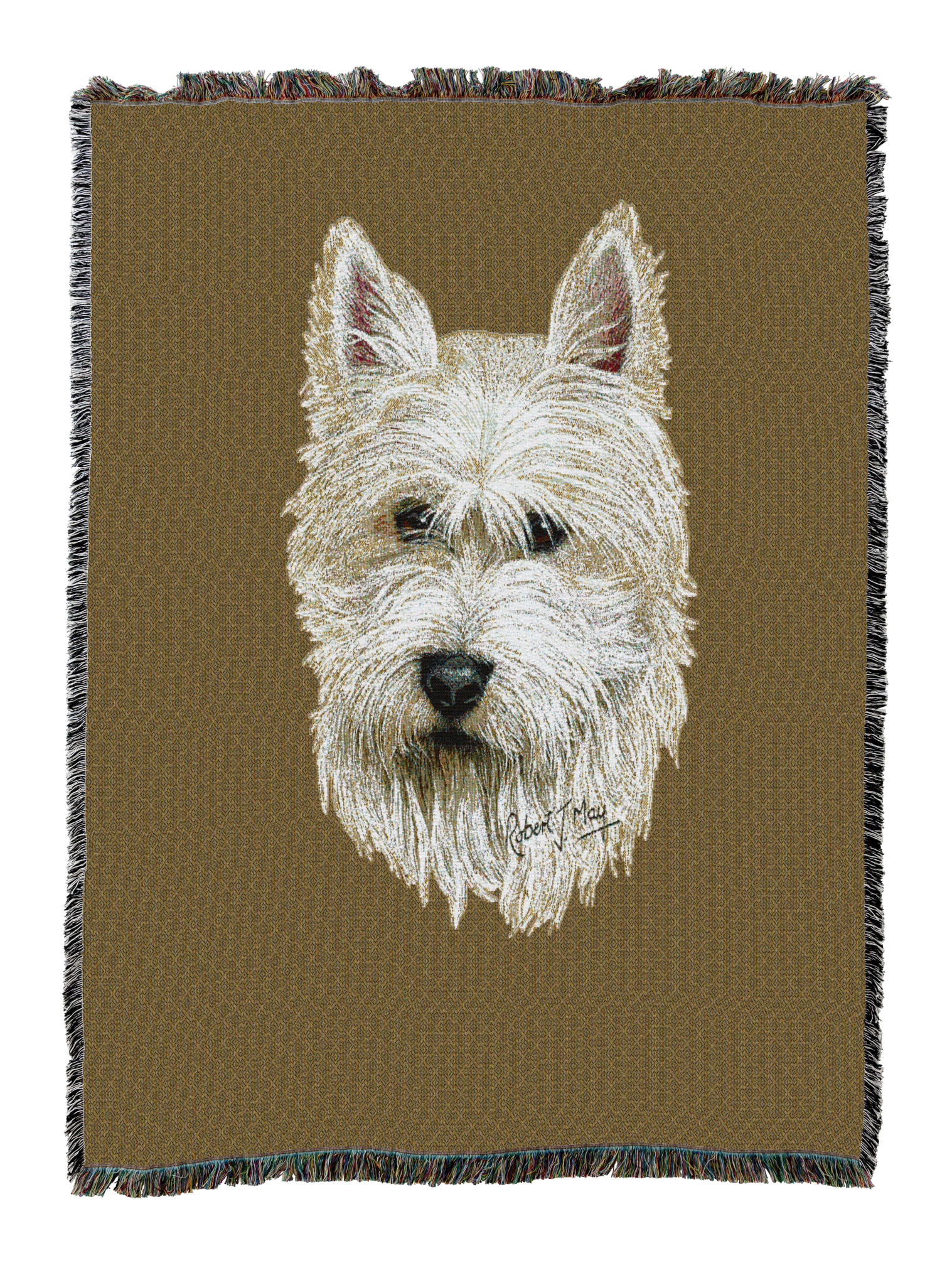 West Highland White Terrier Blanket Sand