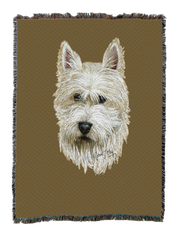 West Highland White Terrier Blanket Sand
