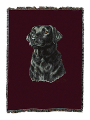Labrador Retriever Black Blanket