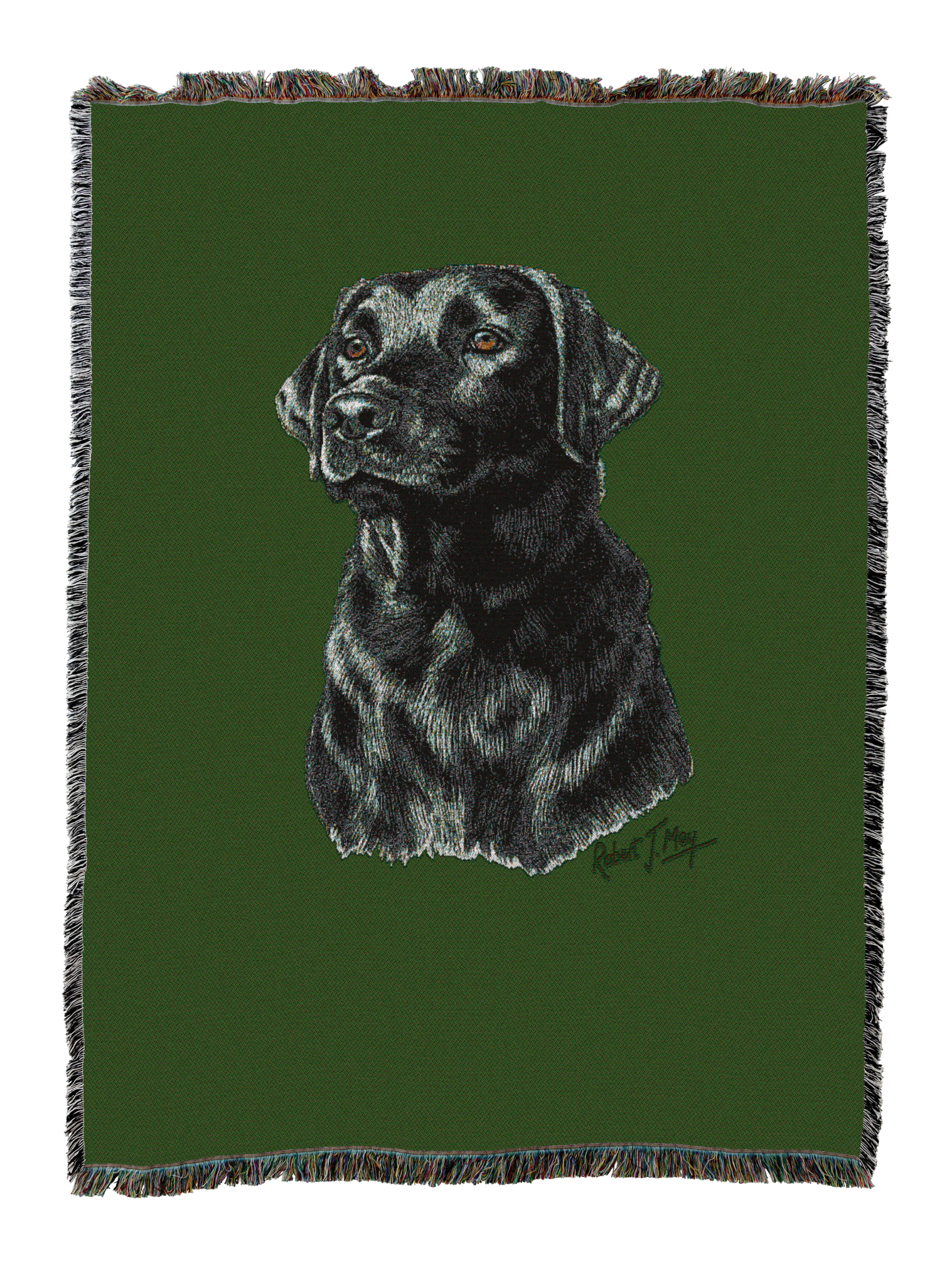 Labrador Retriever Black Blanket