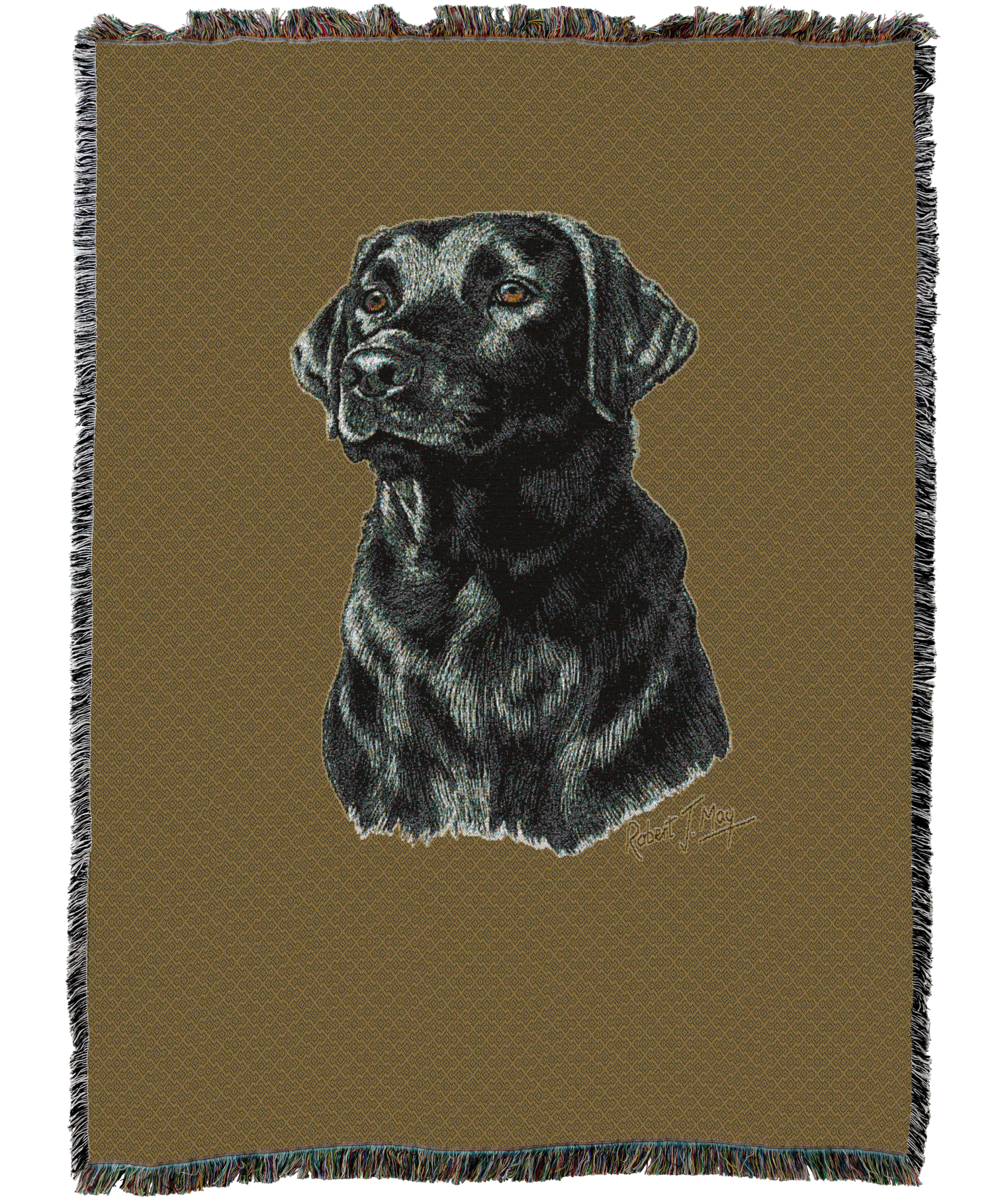 Labrador Retriever Black Blanket